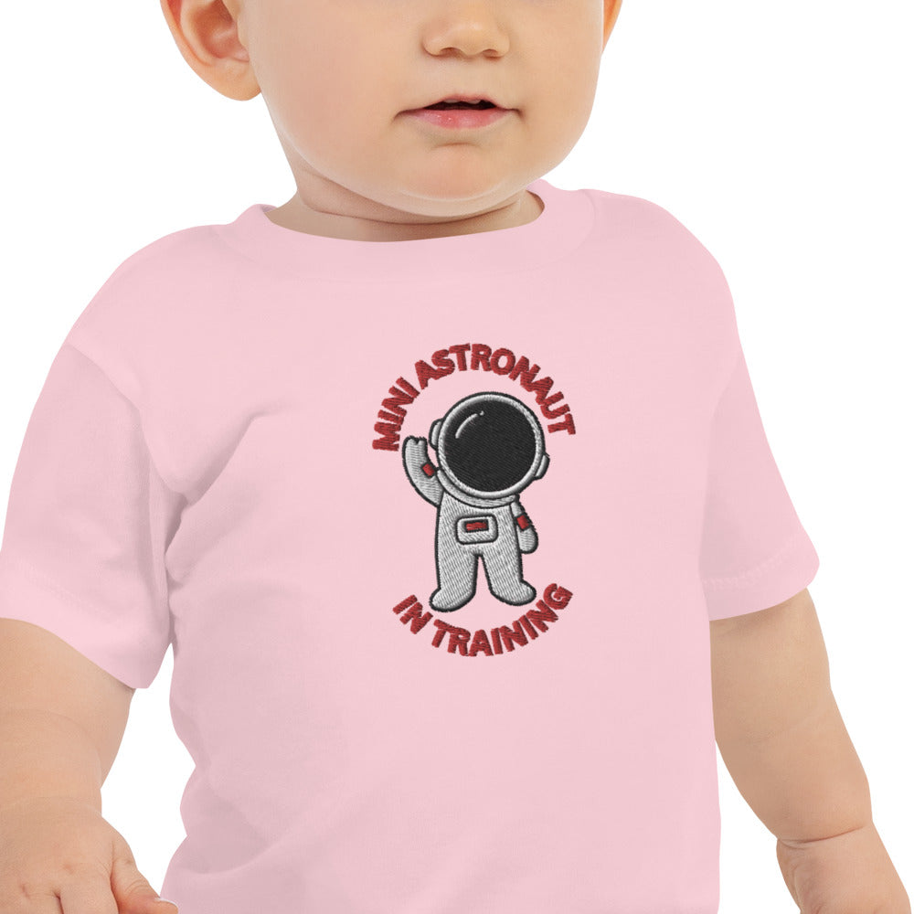 MINI ASTRONAUT IN TRAINING Baby Jersey Short Sleeve Tee