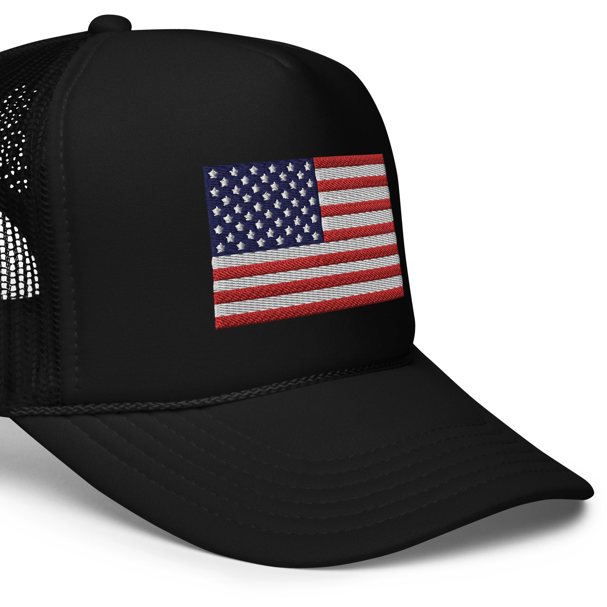 AMERICAN FLAG Foam trucker hat