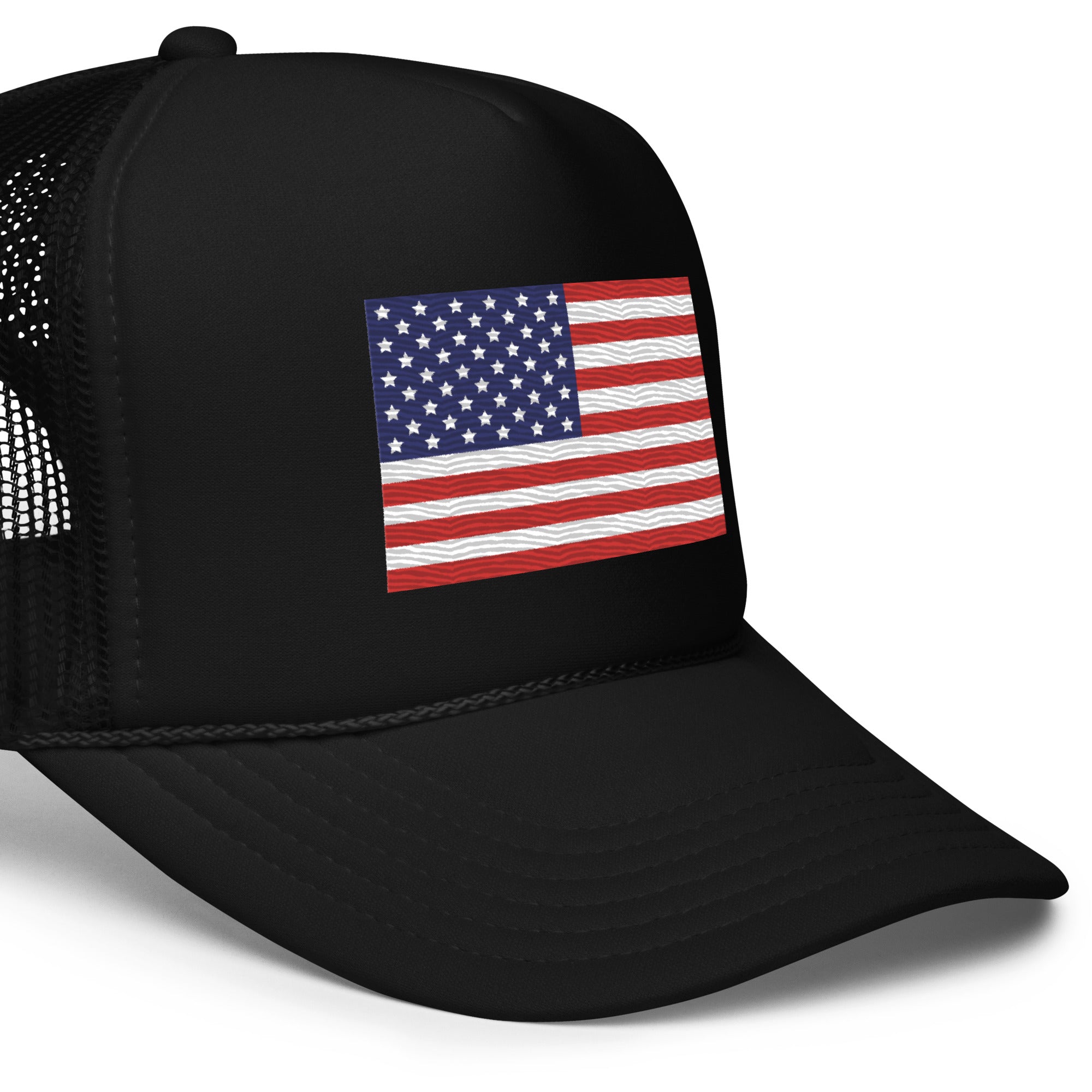 AMERICAN FLAG Foam trucker hat