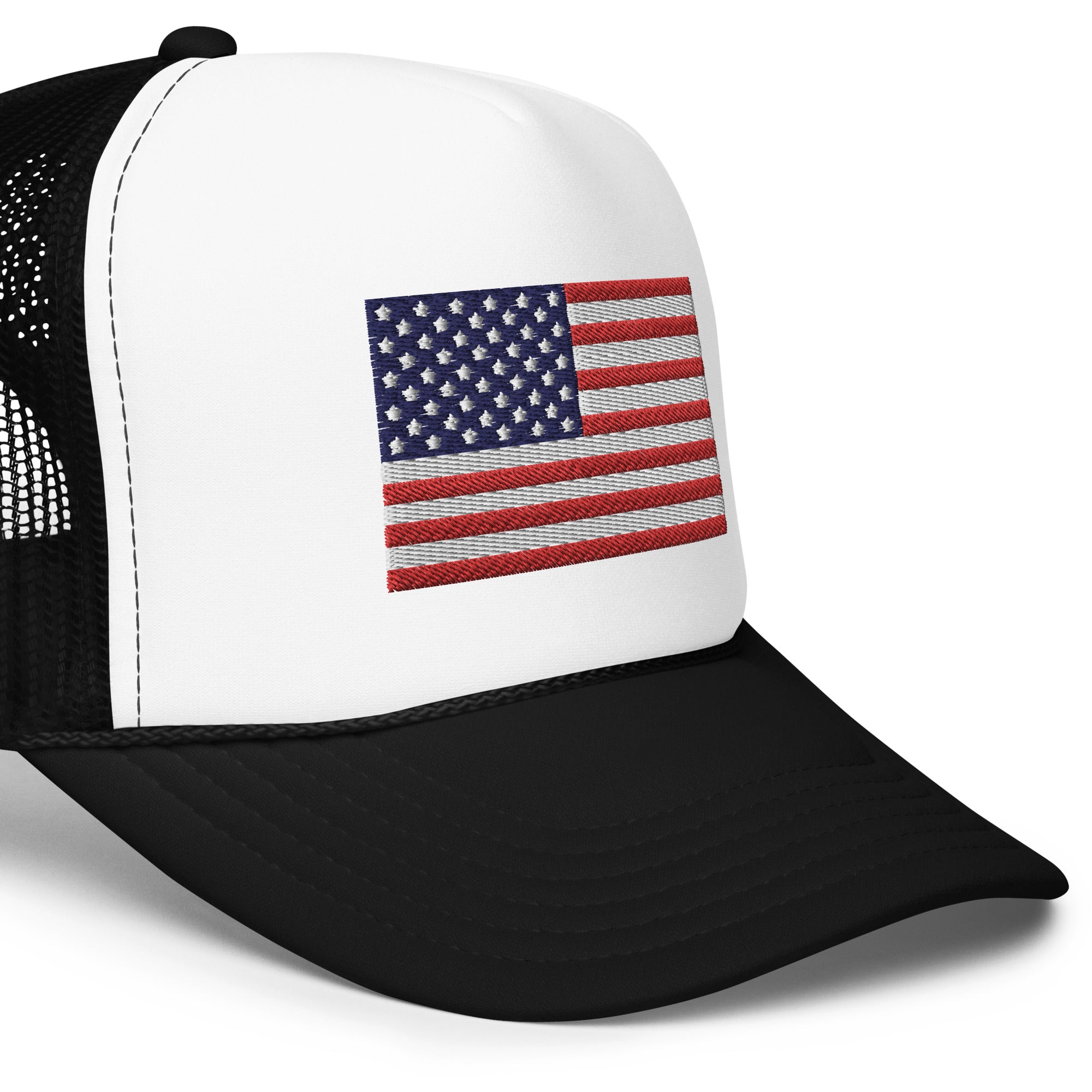 AMERICAN FLAG Foam trucker hat