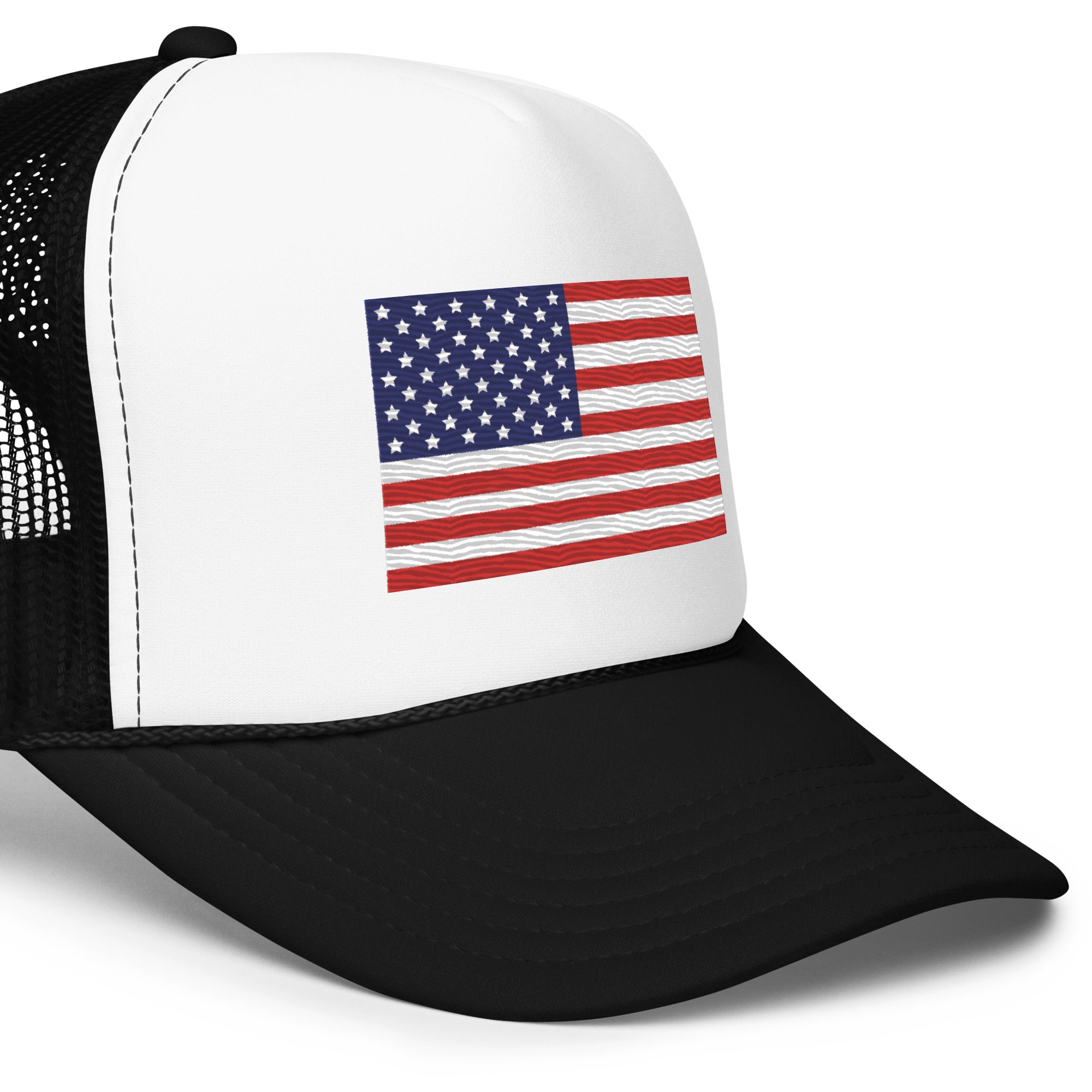 AMERICAN FLAG Foam trucker hat