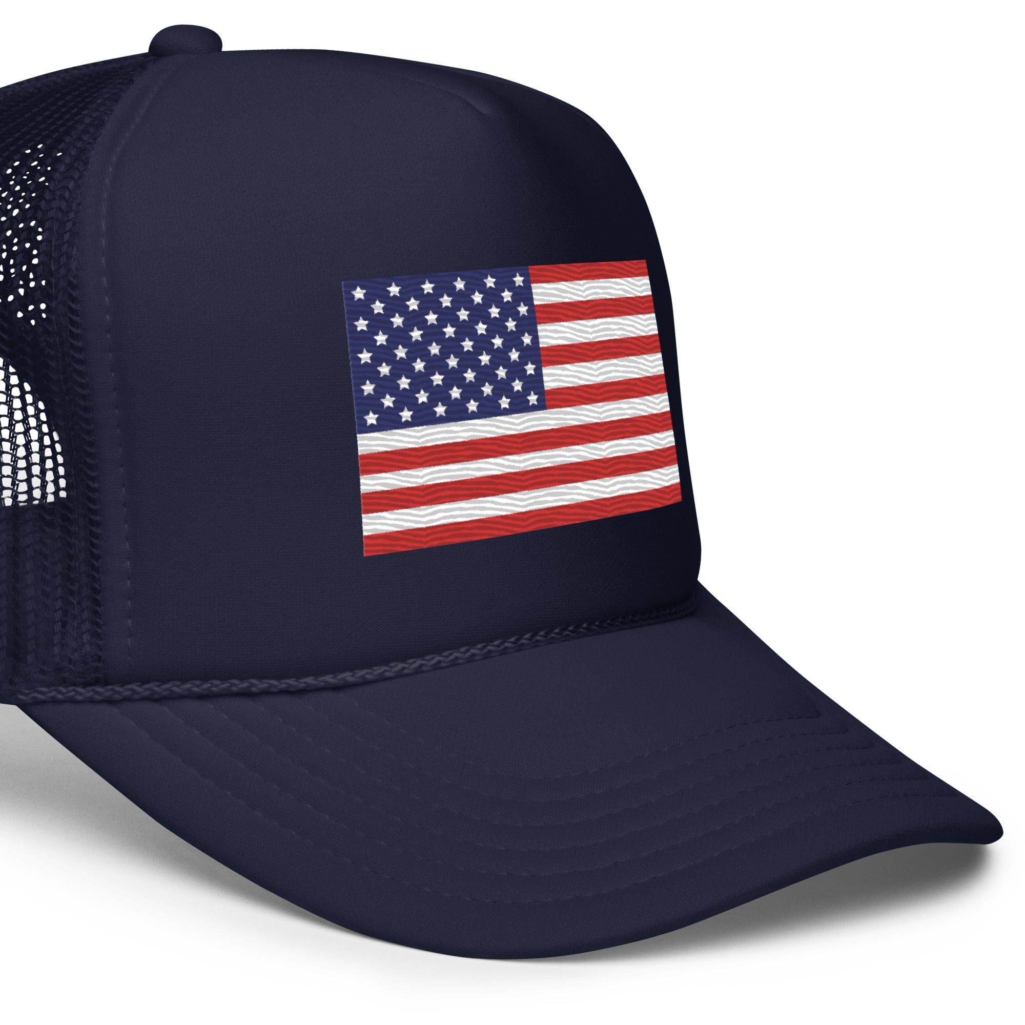 AMERICAN FLAG Foam trucker hat