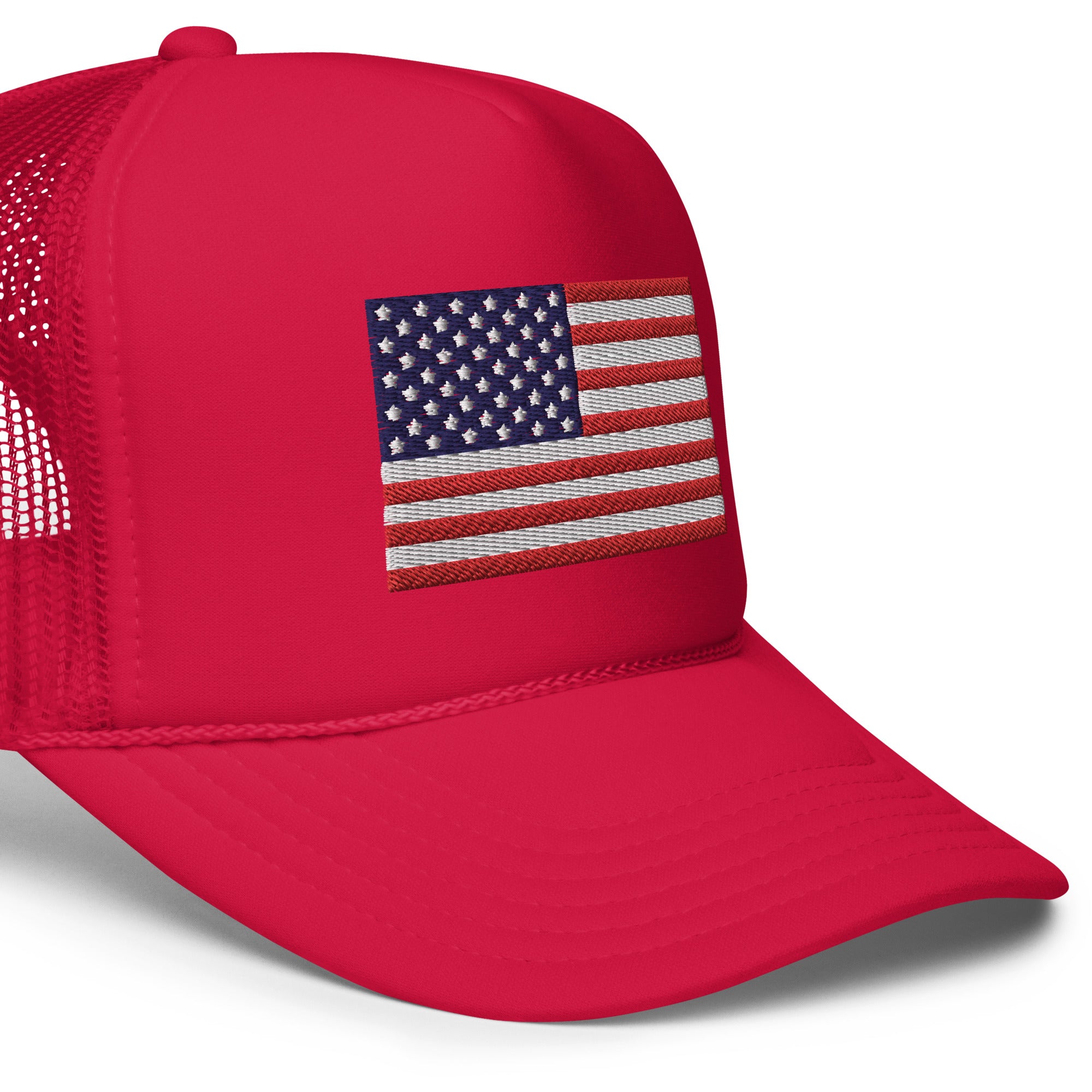 AMERICAN FLAG Foam trucker hat