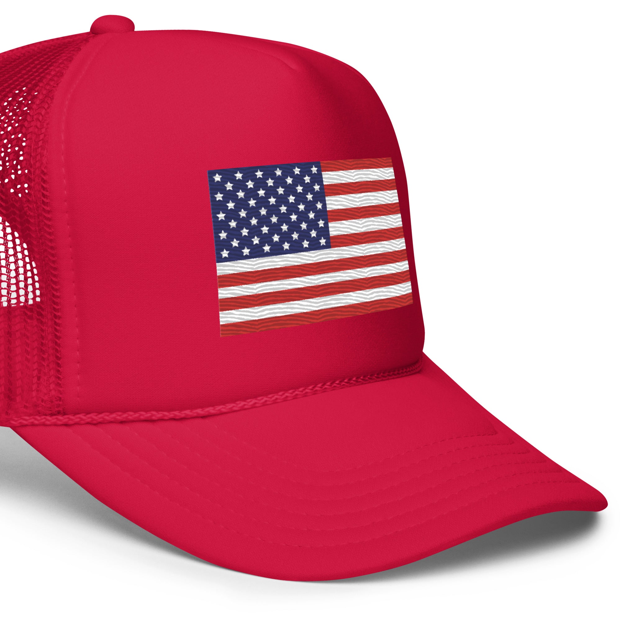 AMERICAN FLAG Foam trucker hat