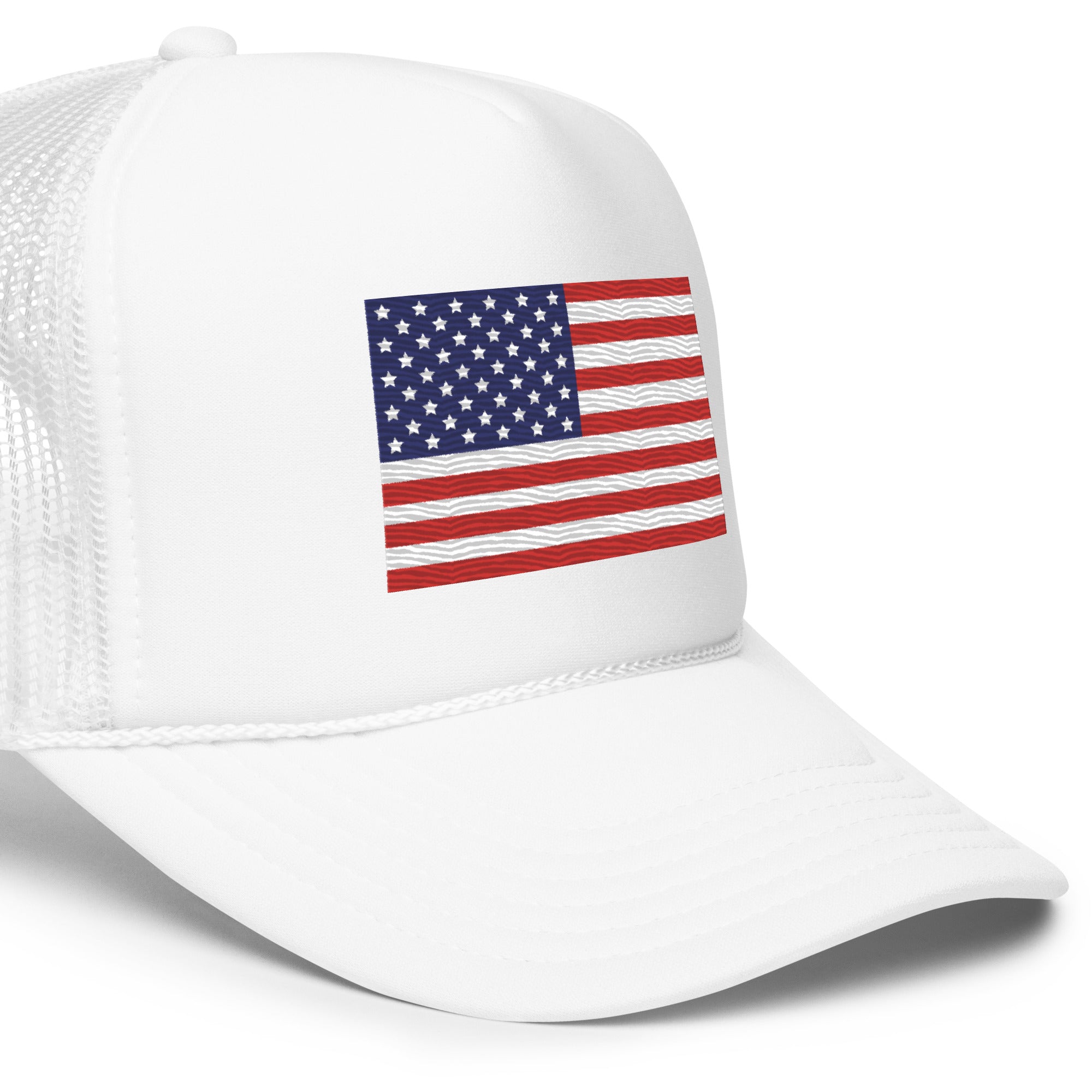 AMERICAN FLAG Foam trucker hat
