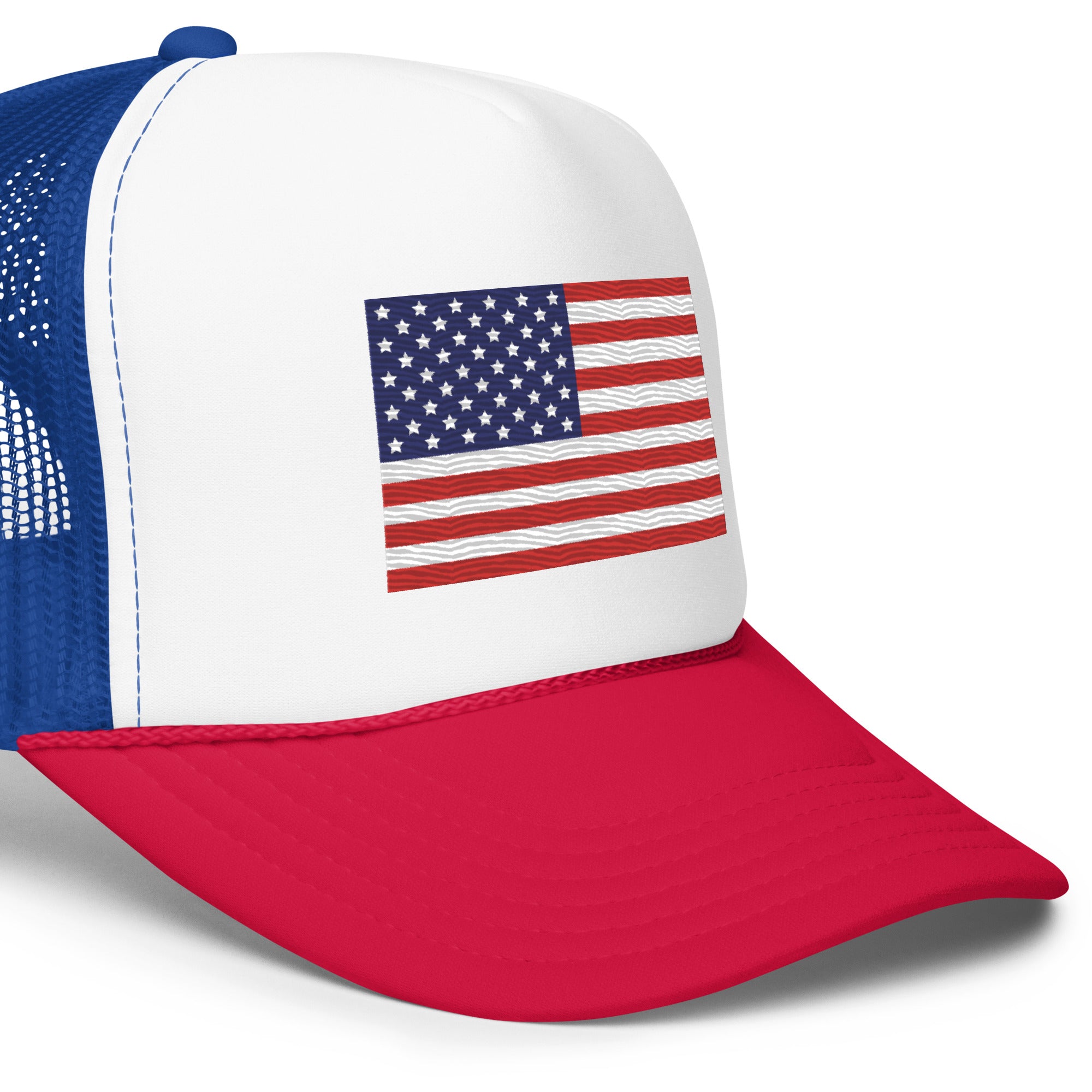 AMERICAN FLAG Foam trucker hat