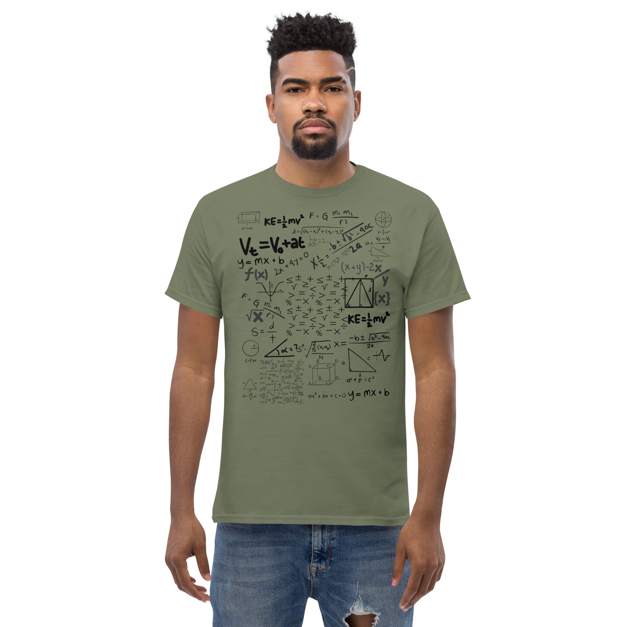 MATH FORMULAS Men's classic tee