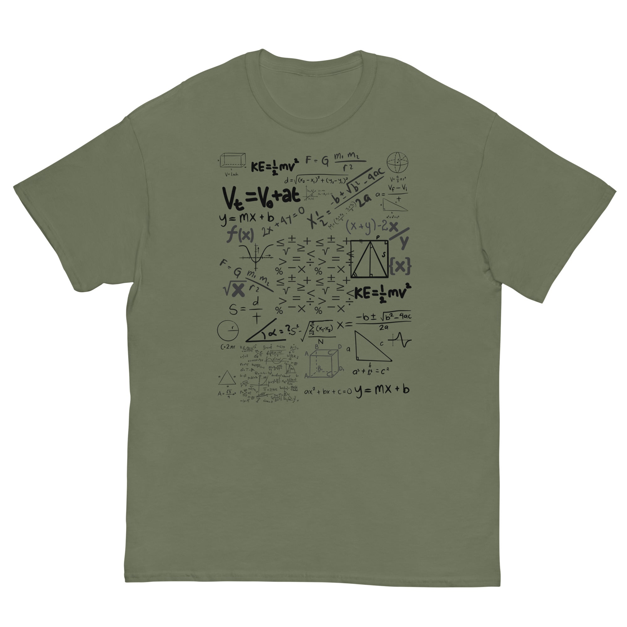 MATH FORMULAS Men's classic tee