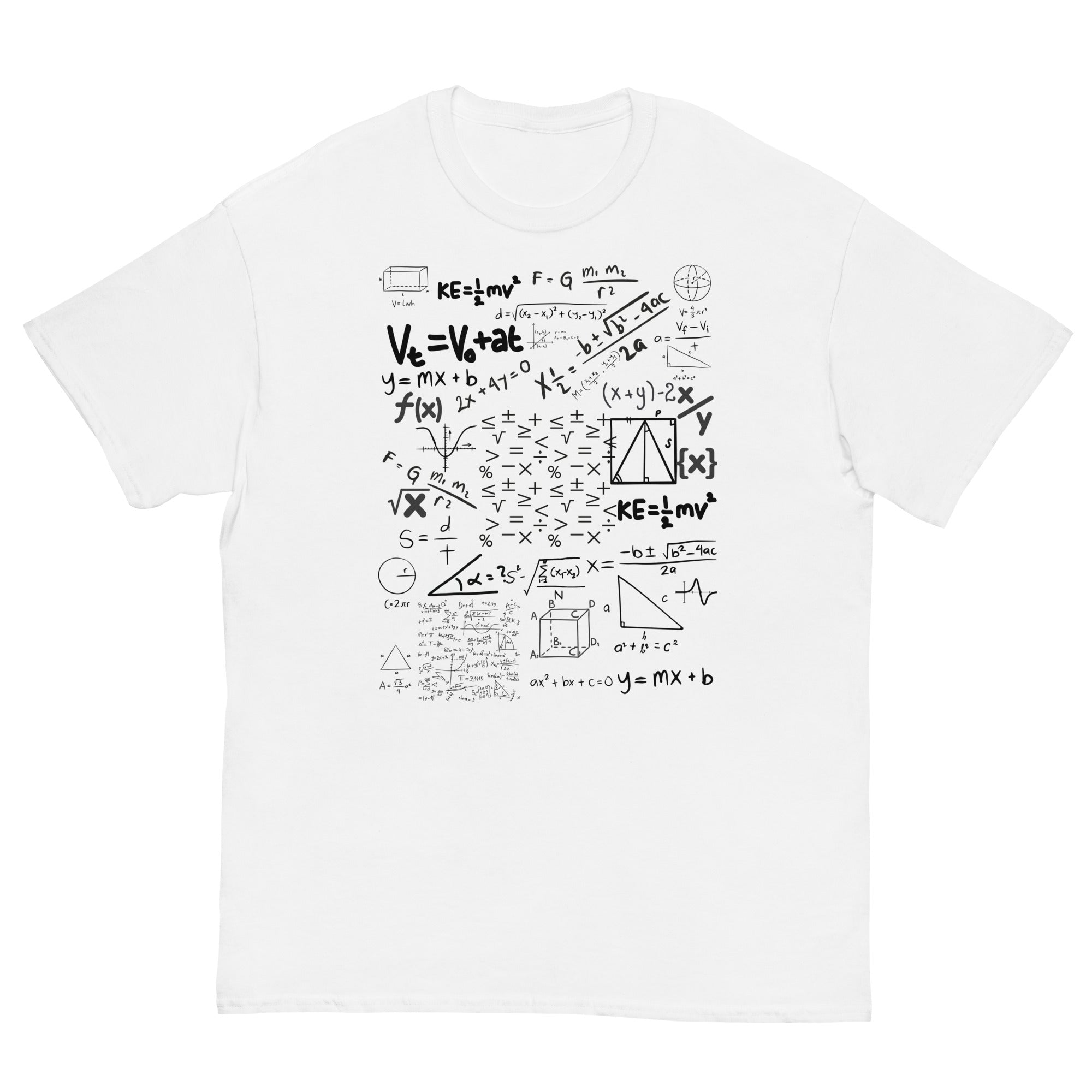 MATH FORMULAS Men's classic tee