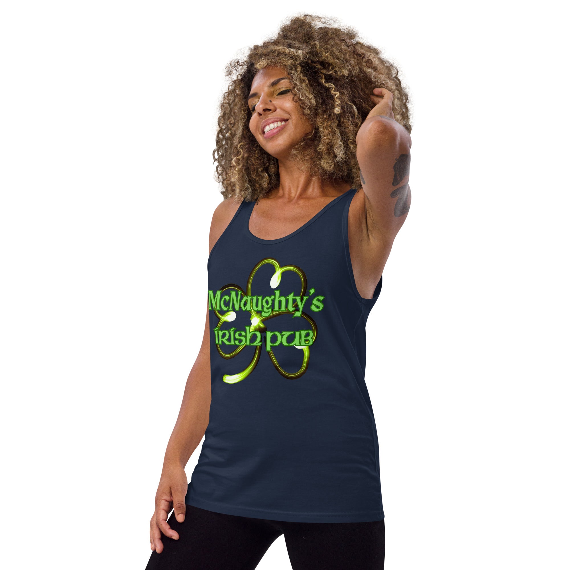 McNAUGHTYS IRISH PUB Unisex Tank Top