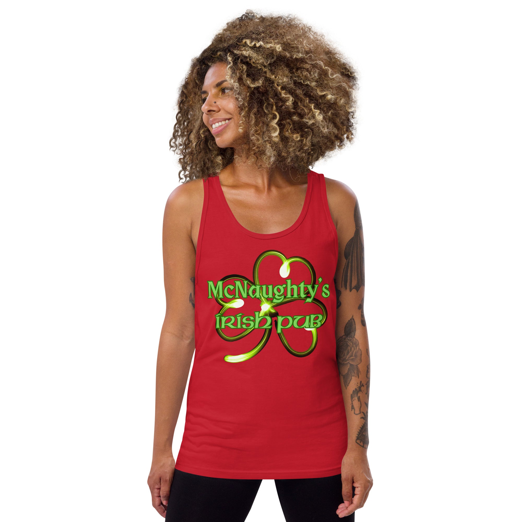McNAUGHTYS IRISH PUB Unisex Tank Top