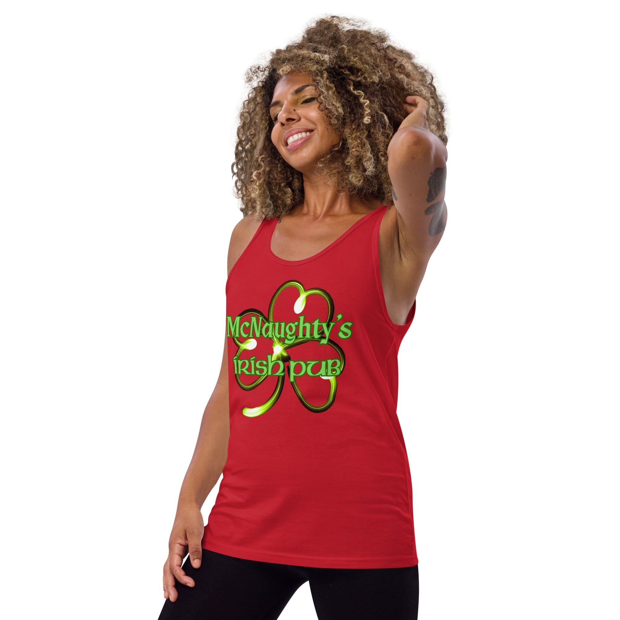 McNAUGHTYS IRISH PUB Unisex Tank Top