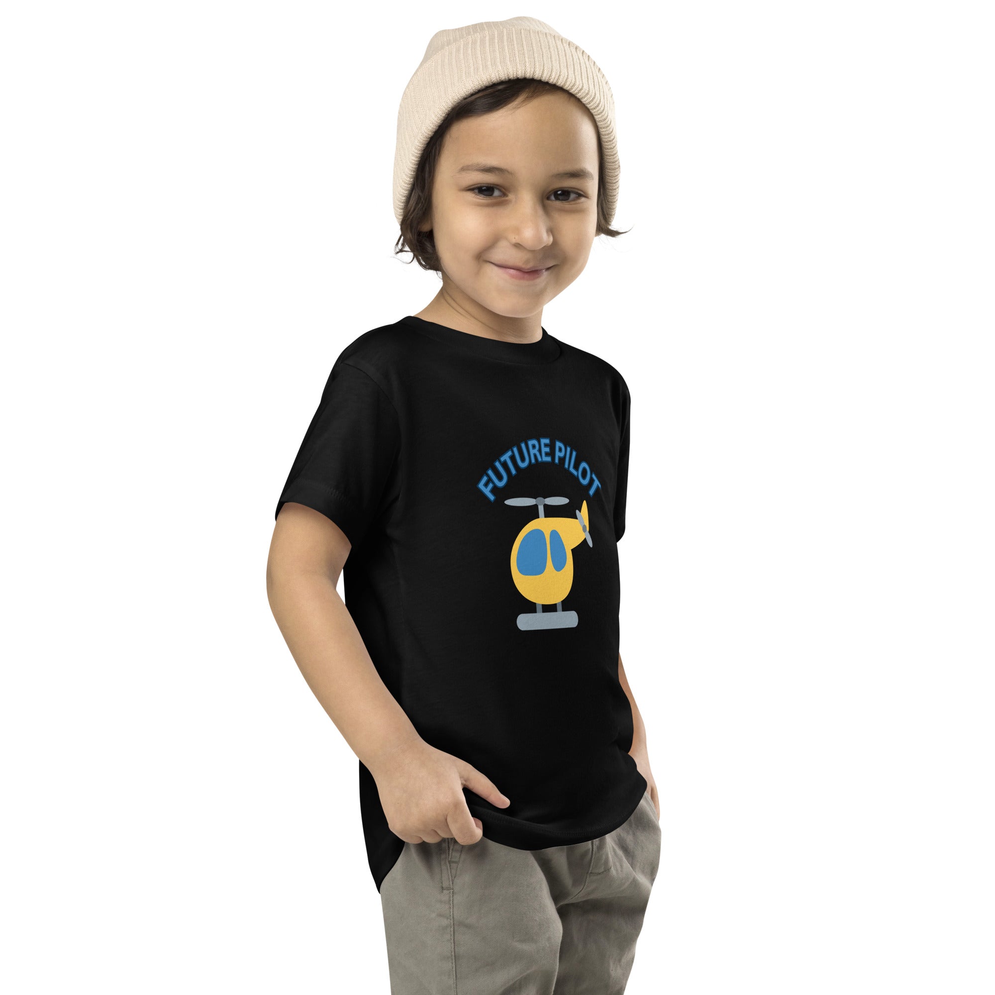 FUTURE PILOT (HELICOPTER) Toddler Short Sleeve Tee