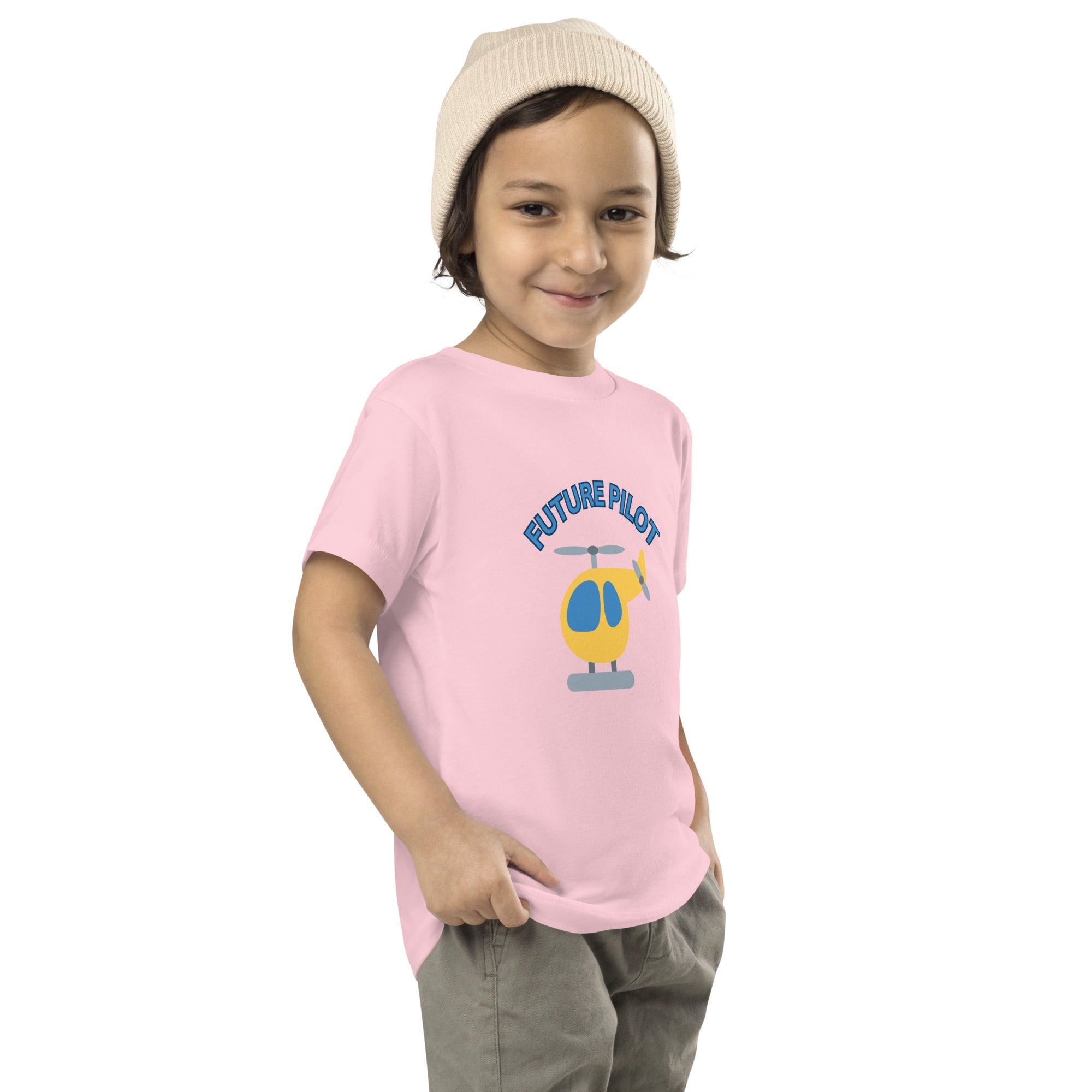 FUTURE PILOT (HELICOPTER) Toddler Short Sleeve Tee
