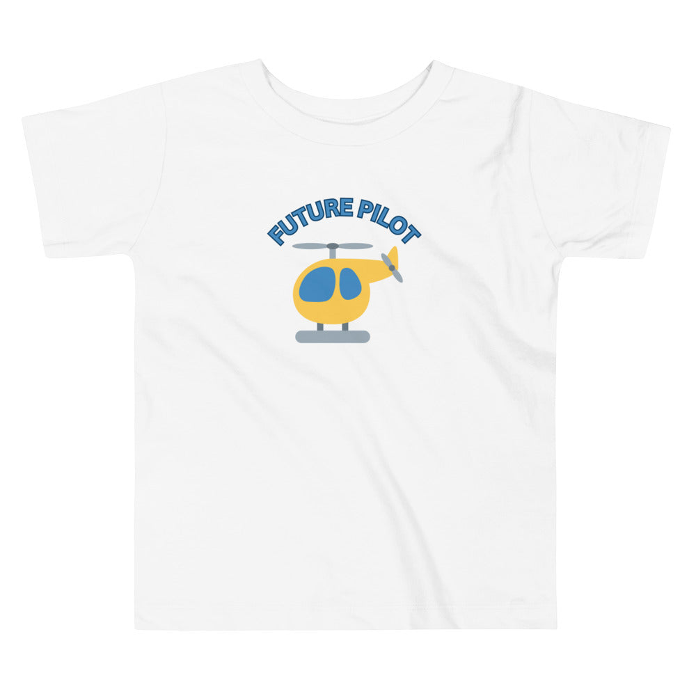 FUTURE PILOT (HELICOPTER) Toddler Short Sleeve Tee