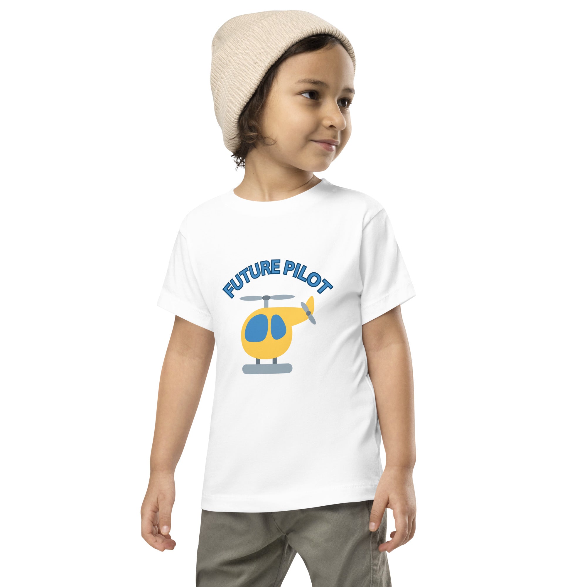 FUTURE PILOT (HELICOPTER) Toddler Short Sleeve Tee