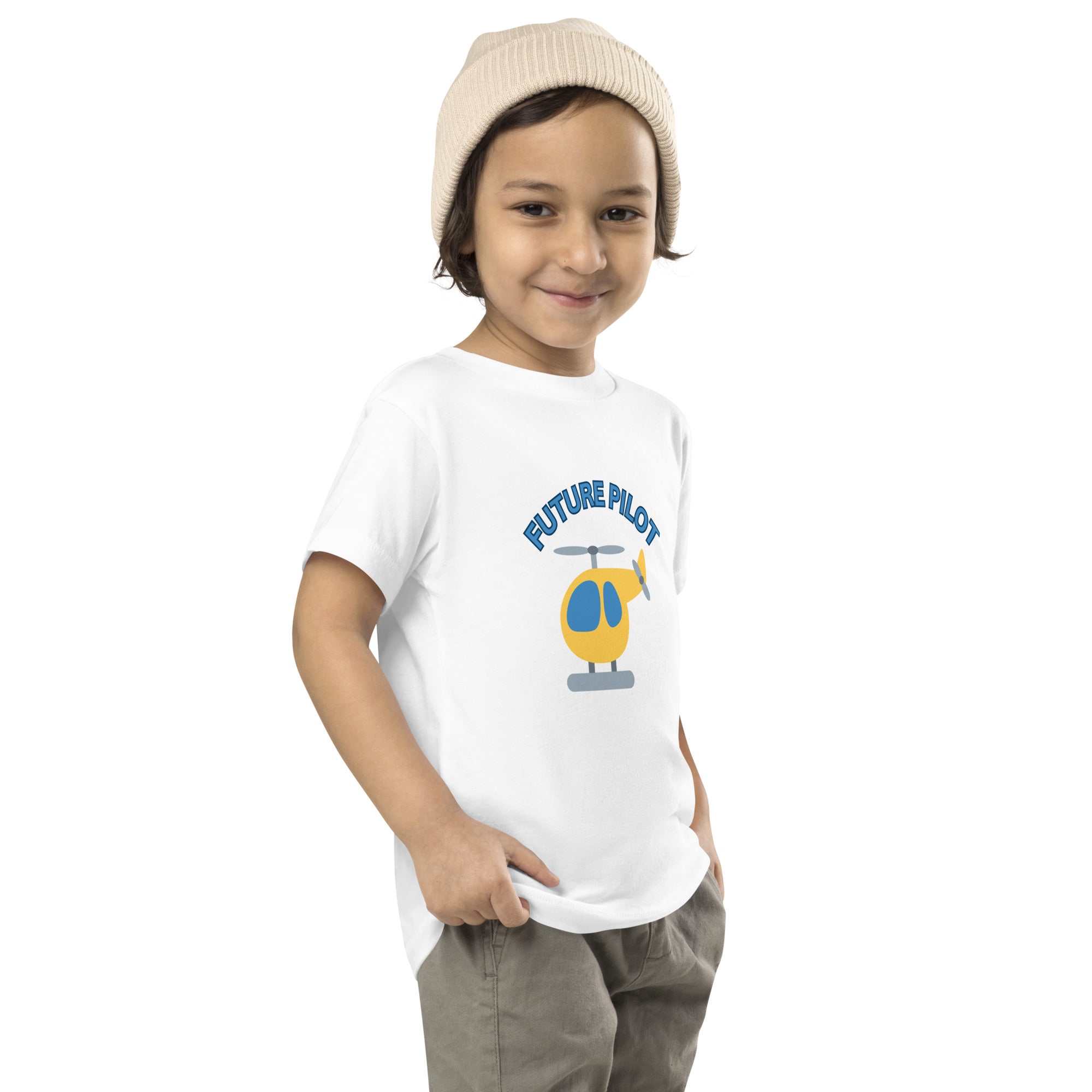 FUTURE PILOT (HELICOPTER) Toddler Short Sleeve Tee