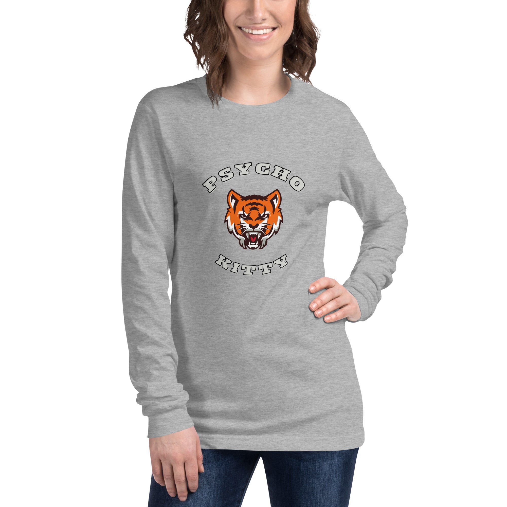 PSYCHO KITTY Unisex Long Sleeve Tee