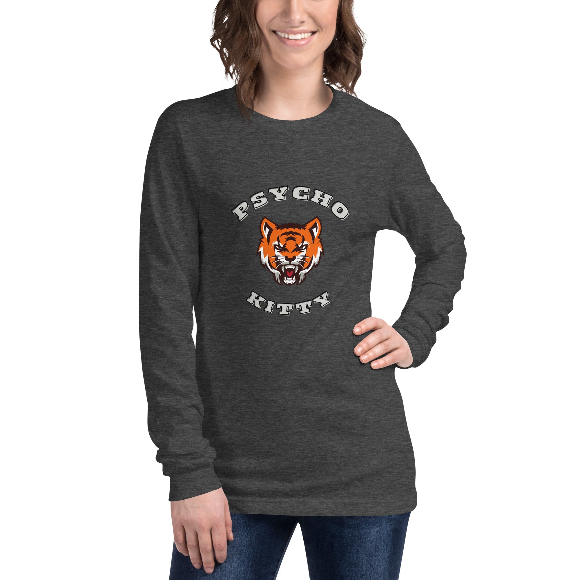 PSYCHO KITTY Unisex Long Sleeve Tee