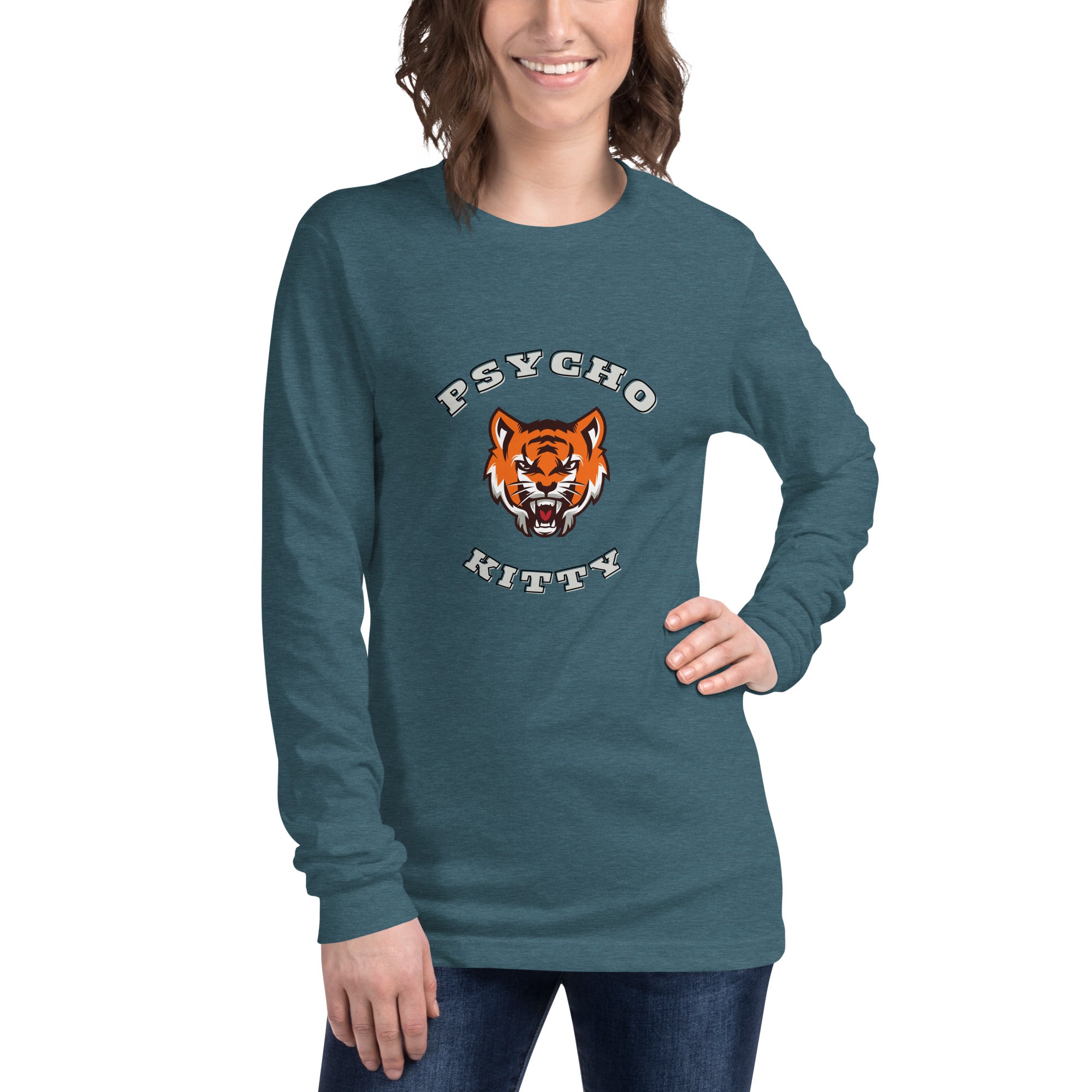PSYCHO KITTY Unisex Long Sleeve Tee
