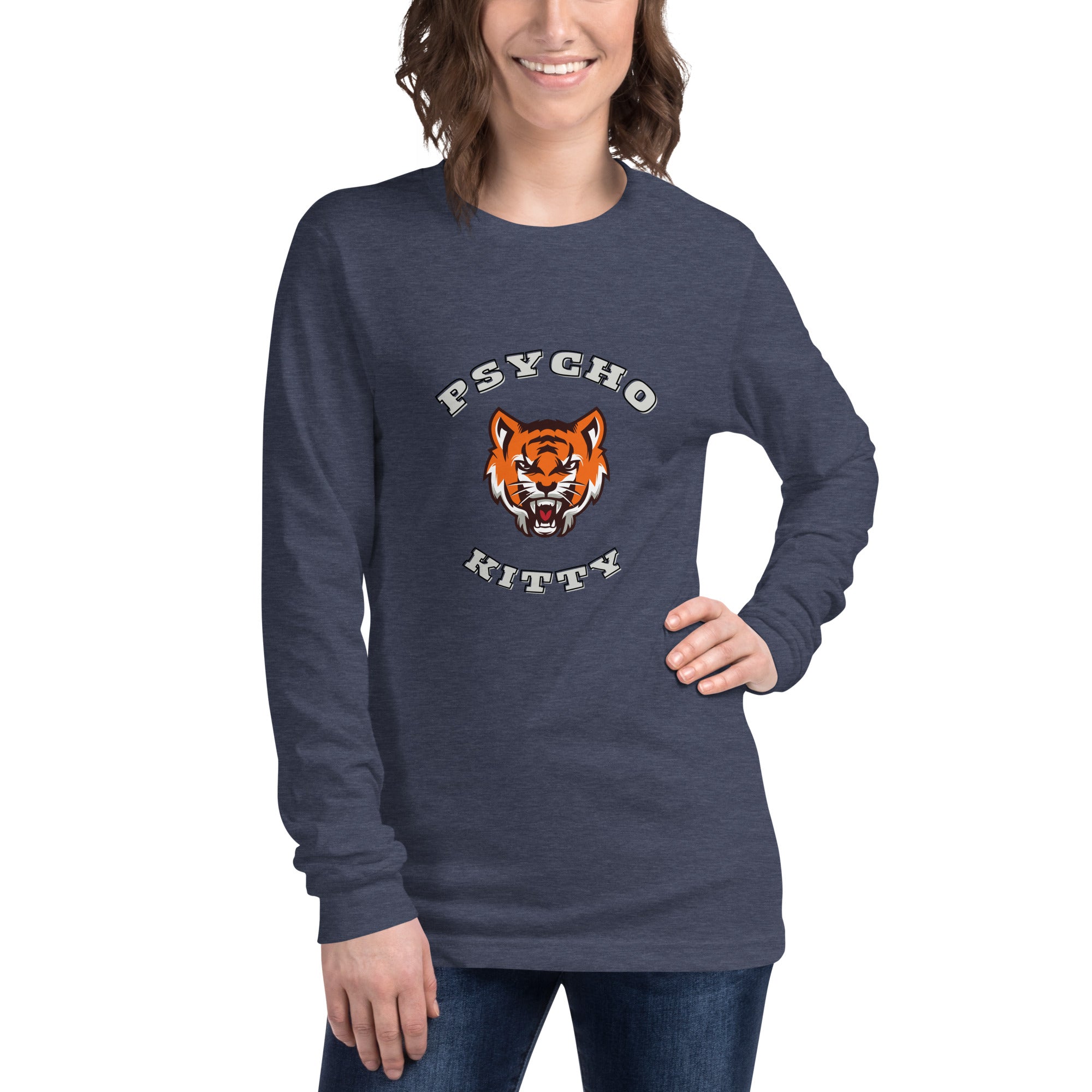 PSYCHO KITTY Unisex Long Sleeve Tee