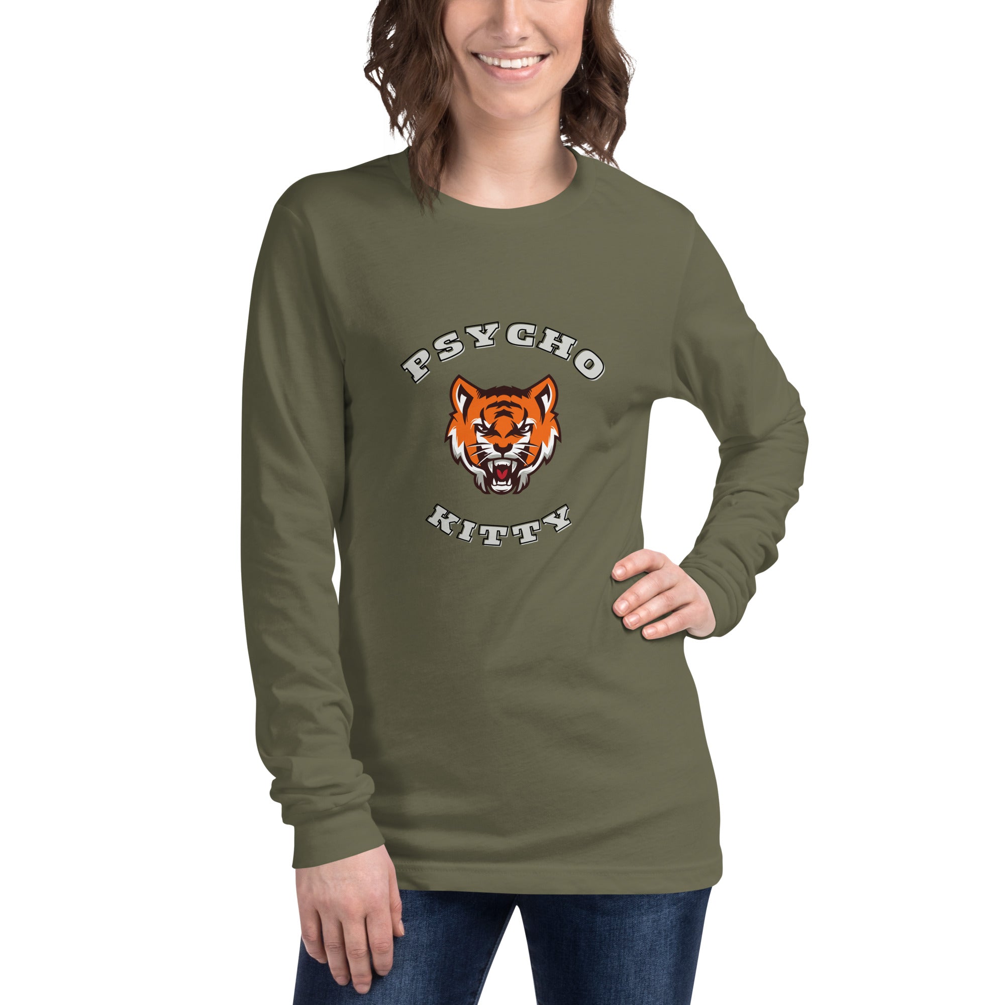 PSYCHO KITTY Unisex Long Sleeve Tee