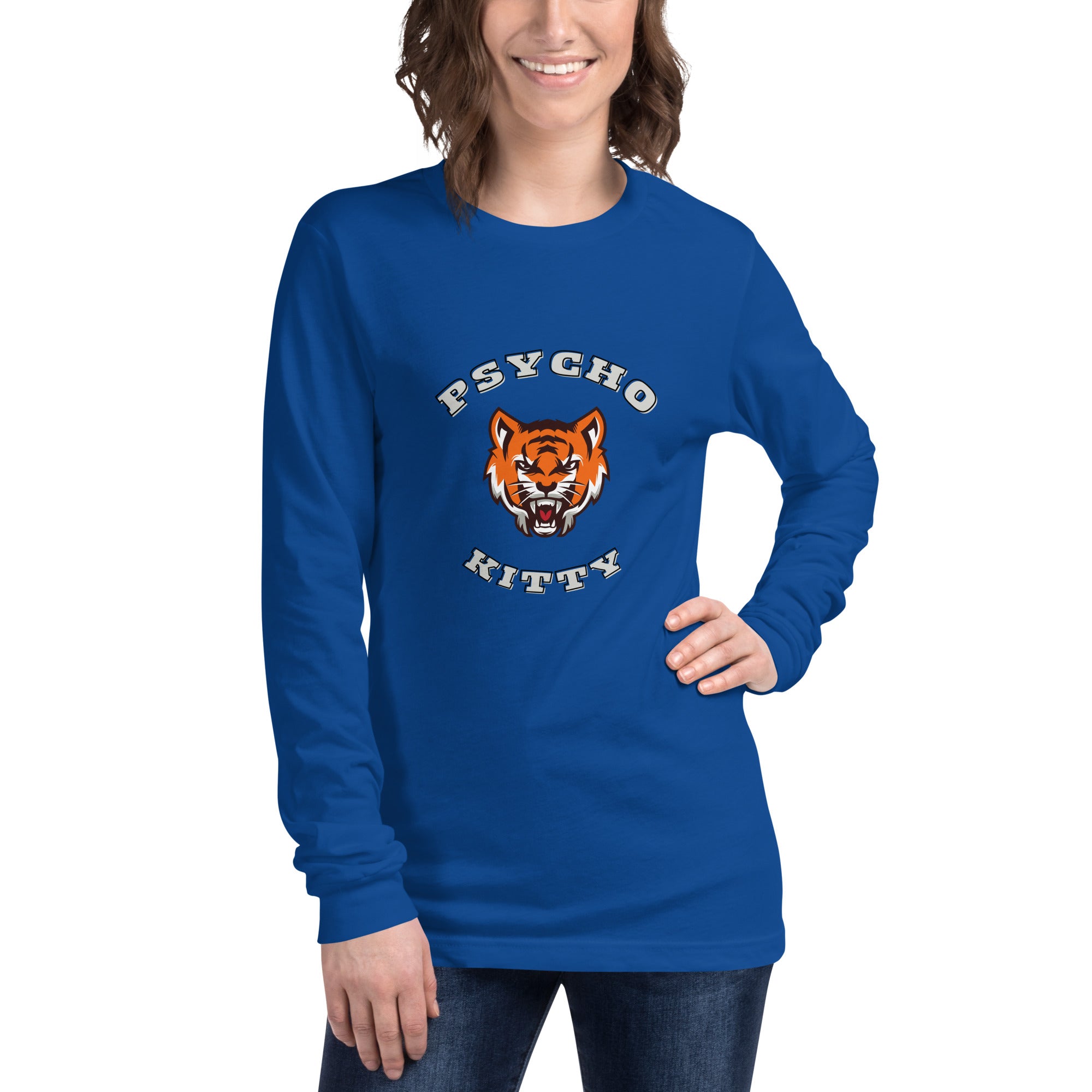 PSYCHO KITTY Unisex Long Sleeve Tee