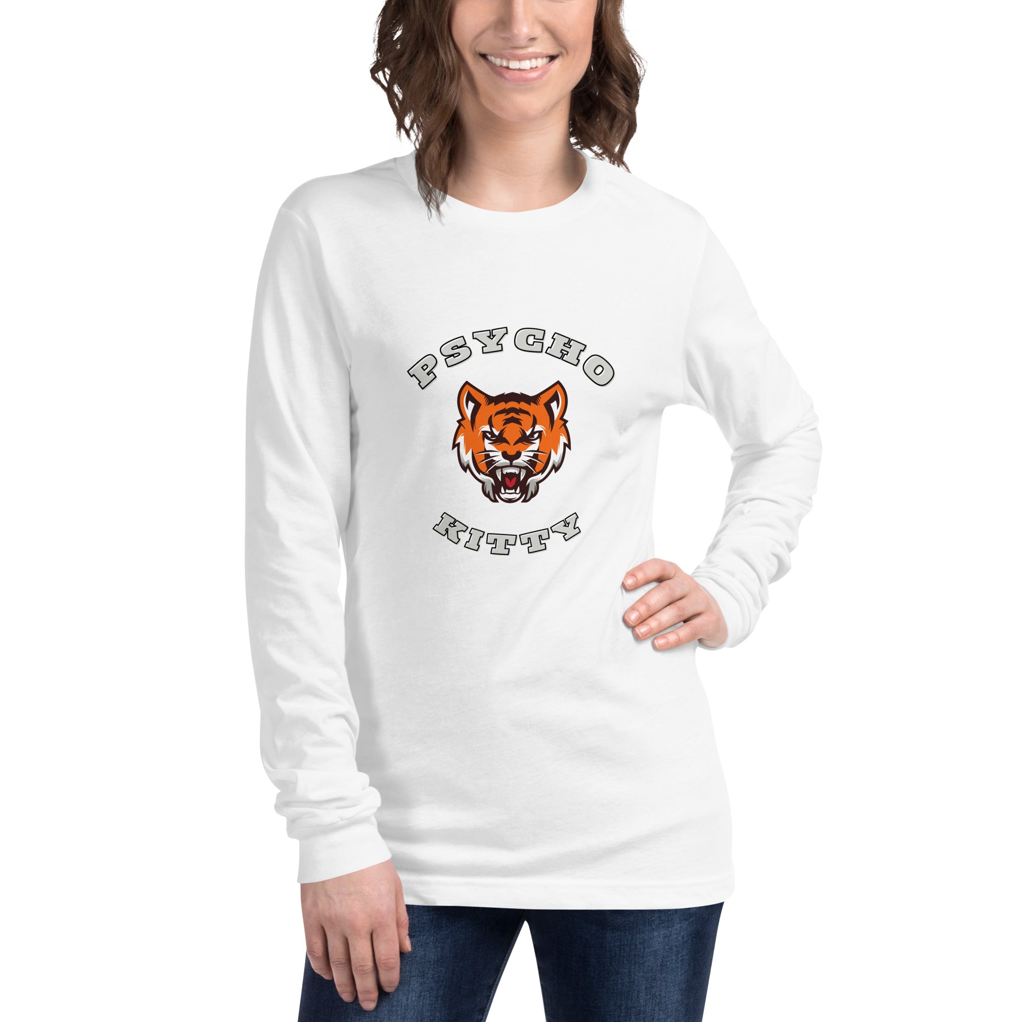 PSYCHO KITTY Unisex Long Sleeve Tee