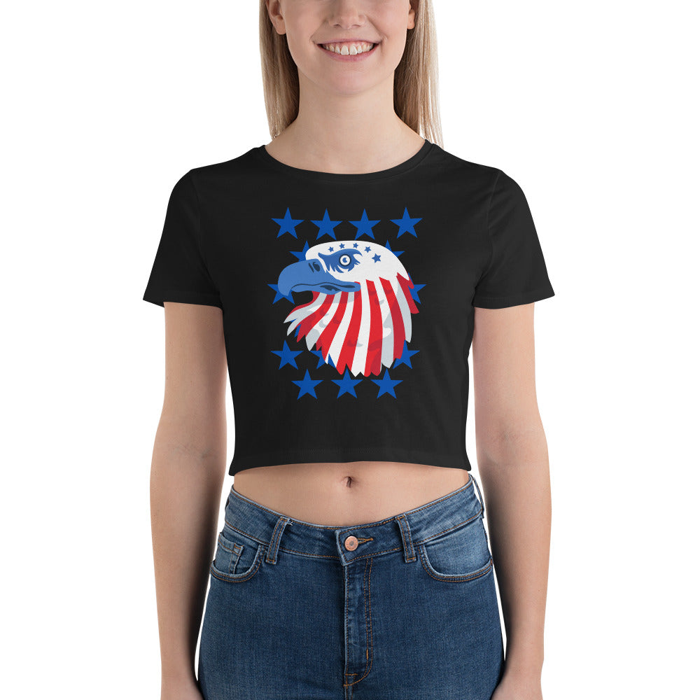AMERICAN EAGLE BLUE Women’s Crop Tee