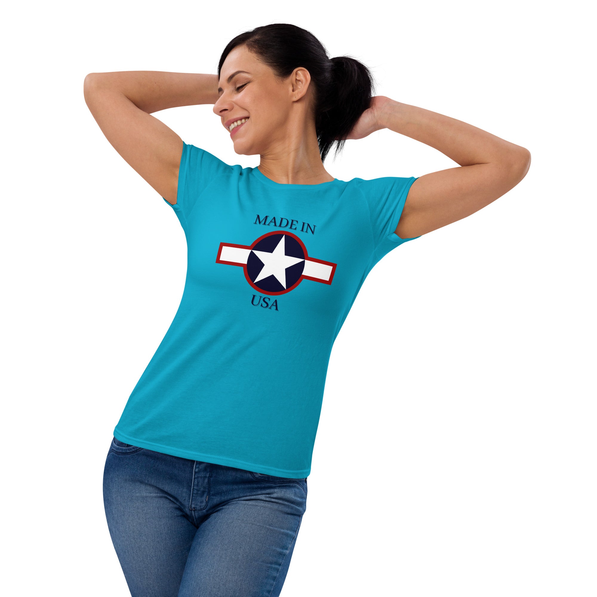 MADE IN USA Women's short sleeve t-shirt