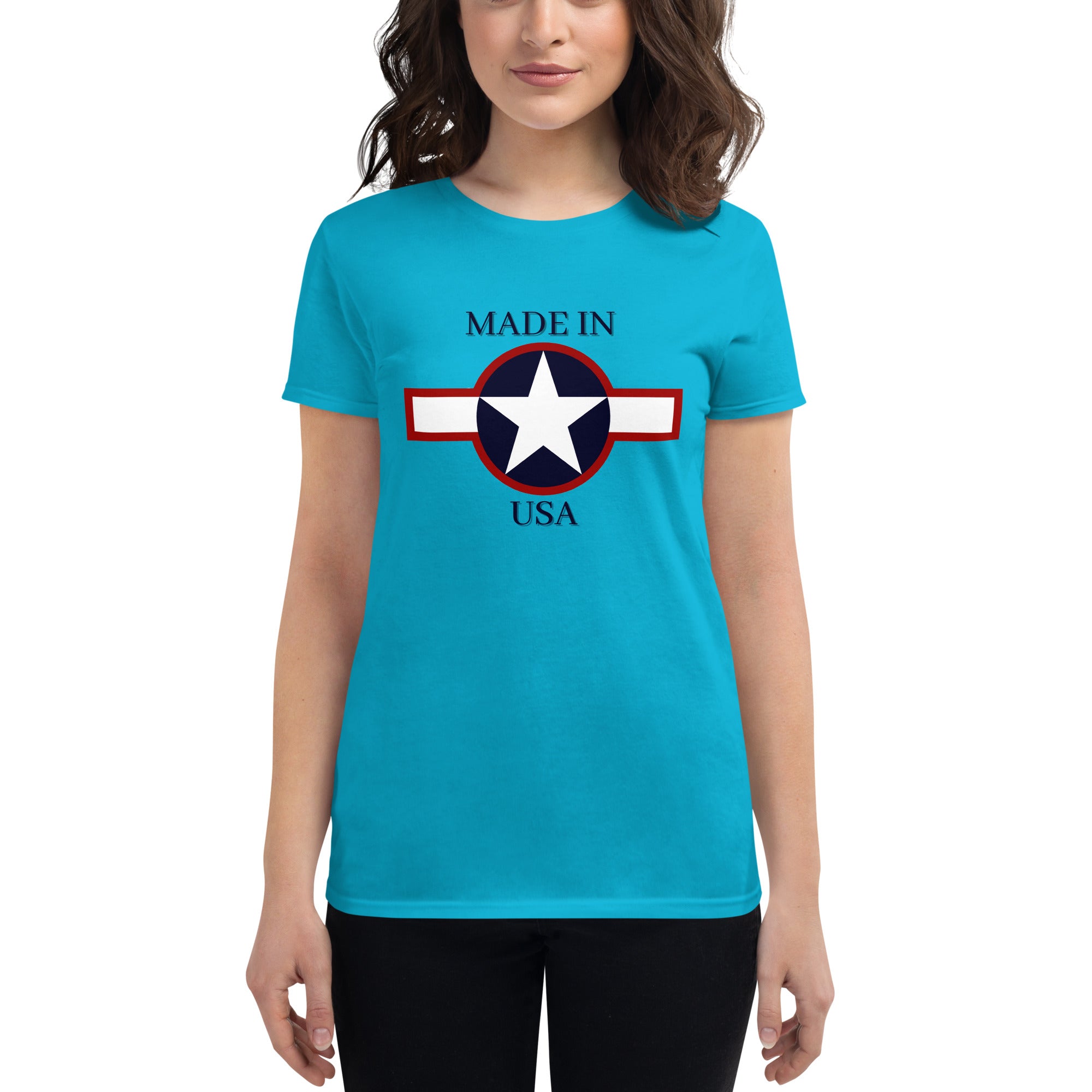 MADE IN USA Women's short sleeve t-shirt