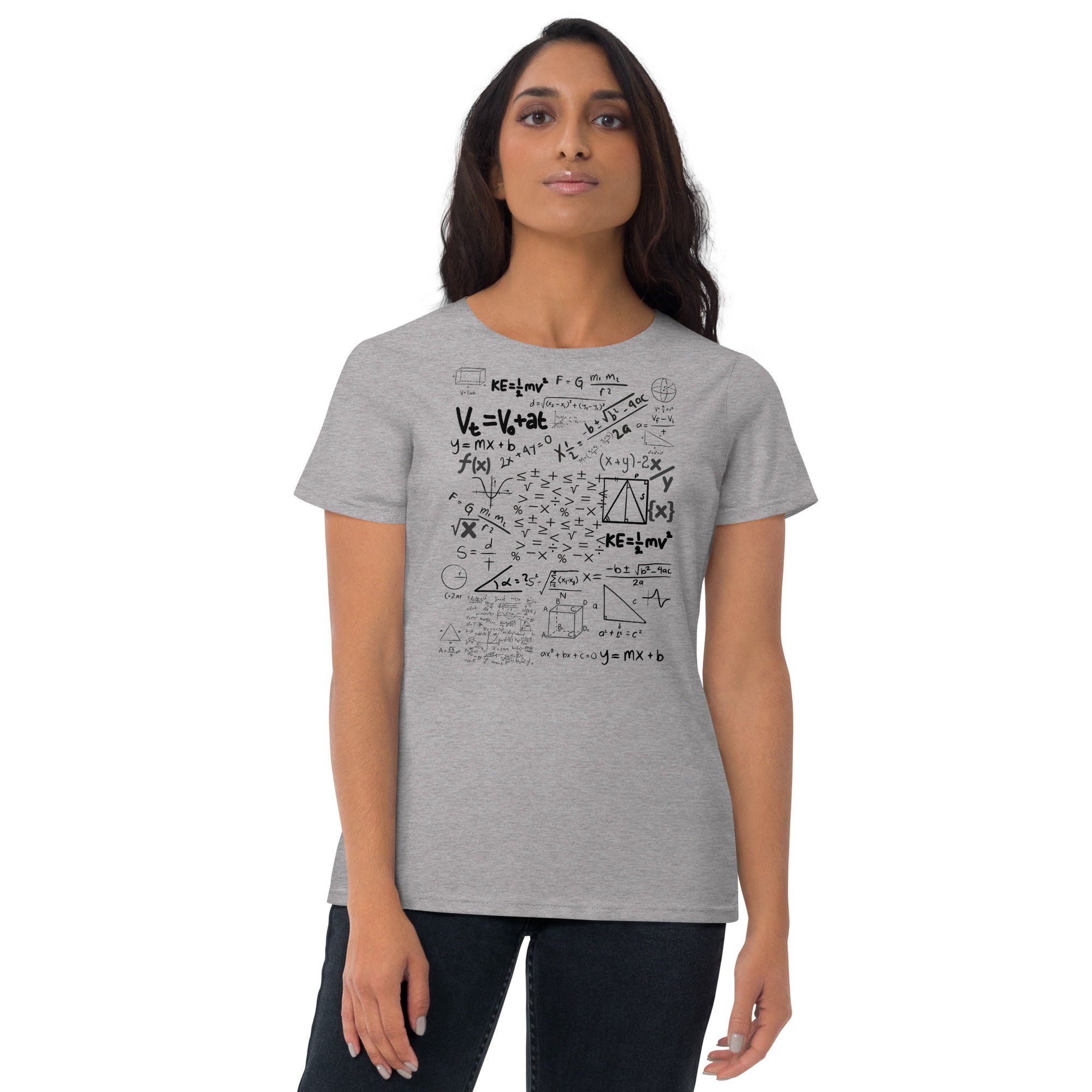 MATH FORMULAS Women's short sleeve t-shirt