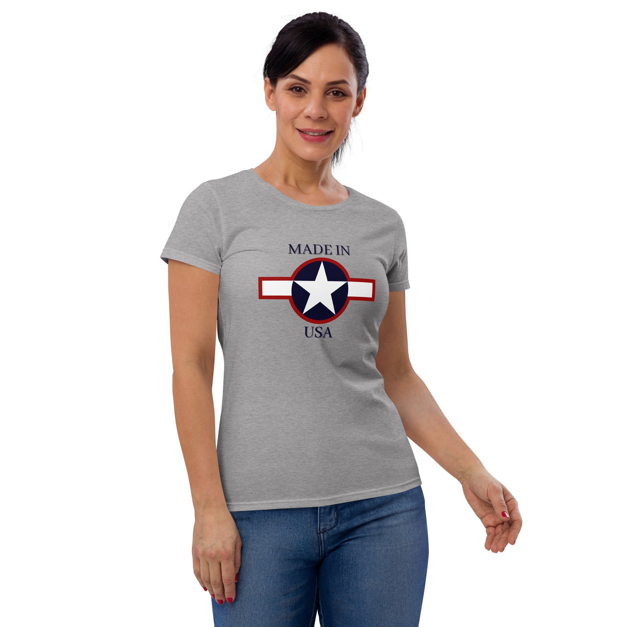 MADE IN USA Women's short sleeve t-shirt