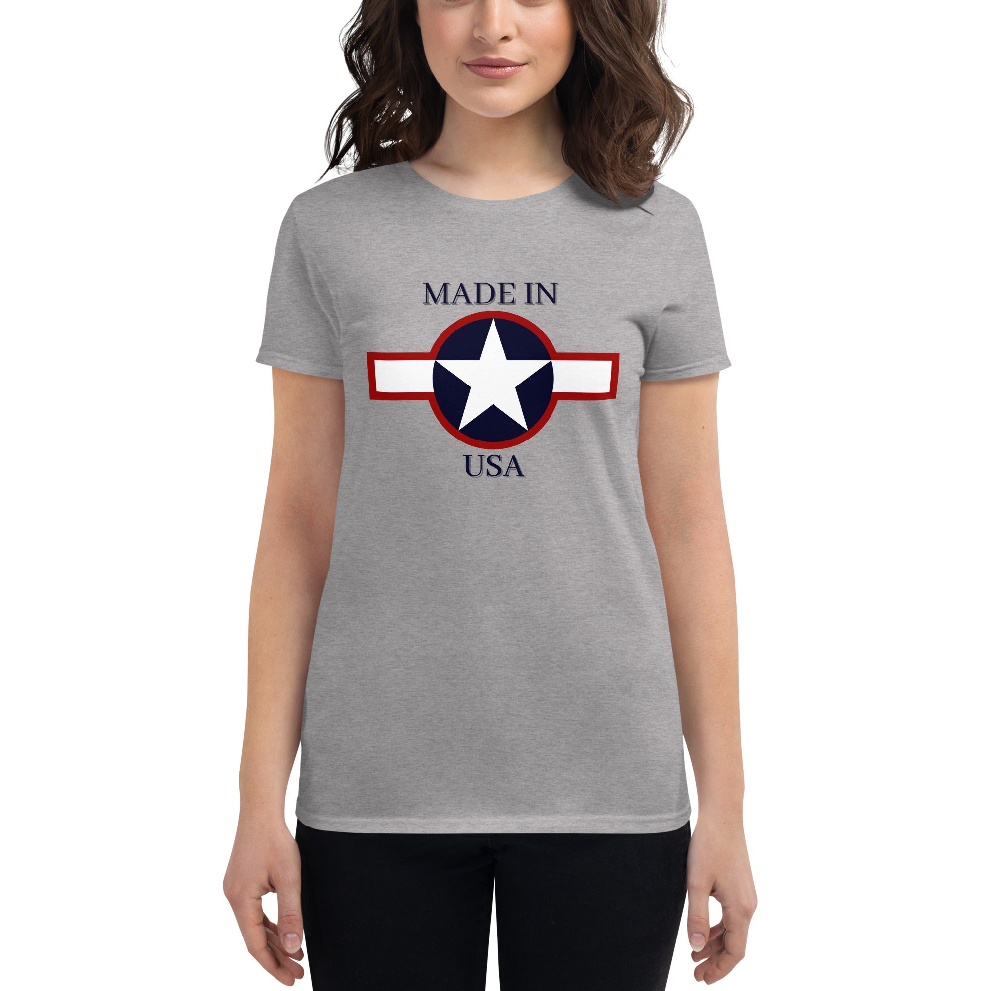 MADE IN USA Women's short sleeve t-shirt