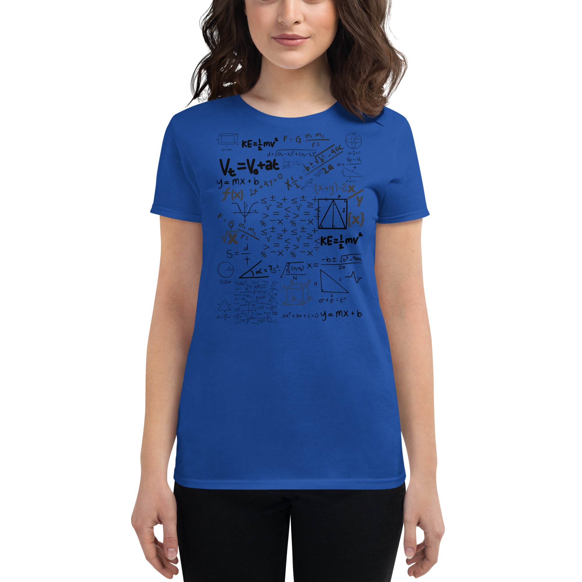 MATH FORMULAS Women's short sleeve t-shirt