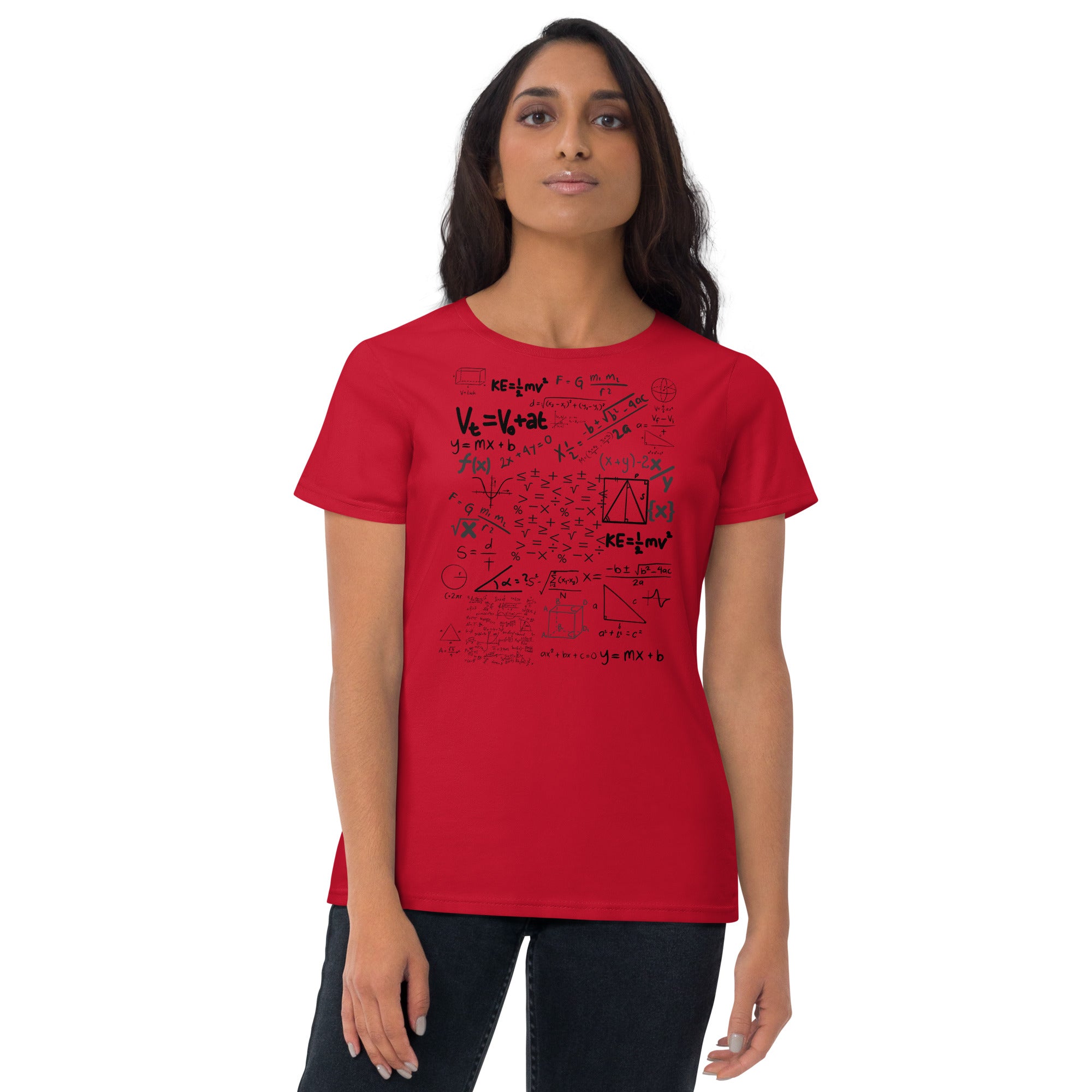 MATH FORMULAS Women's short sleeve t-shirt