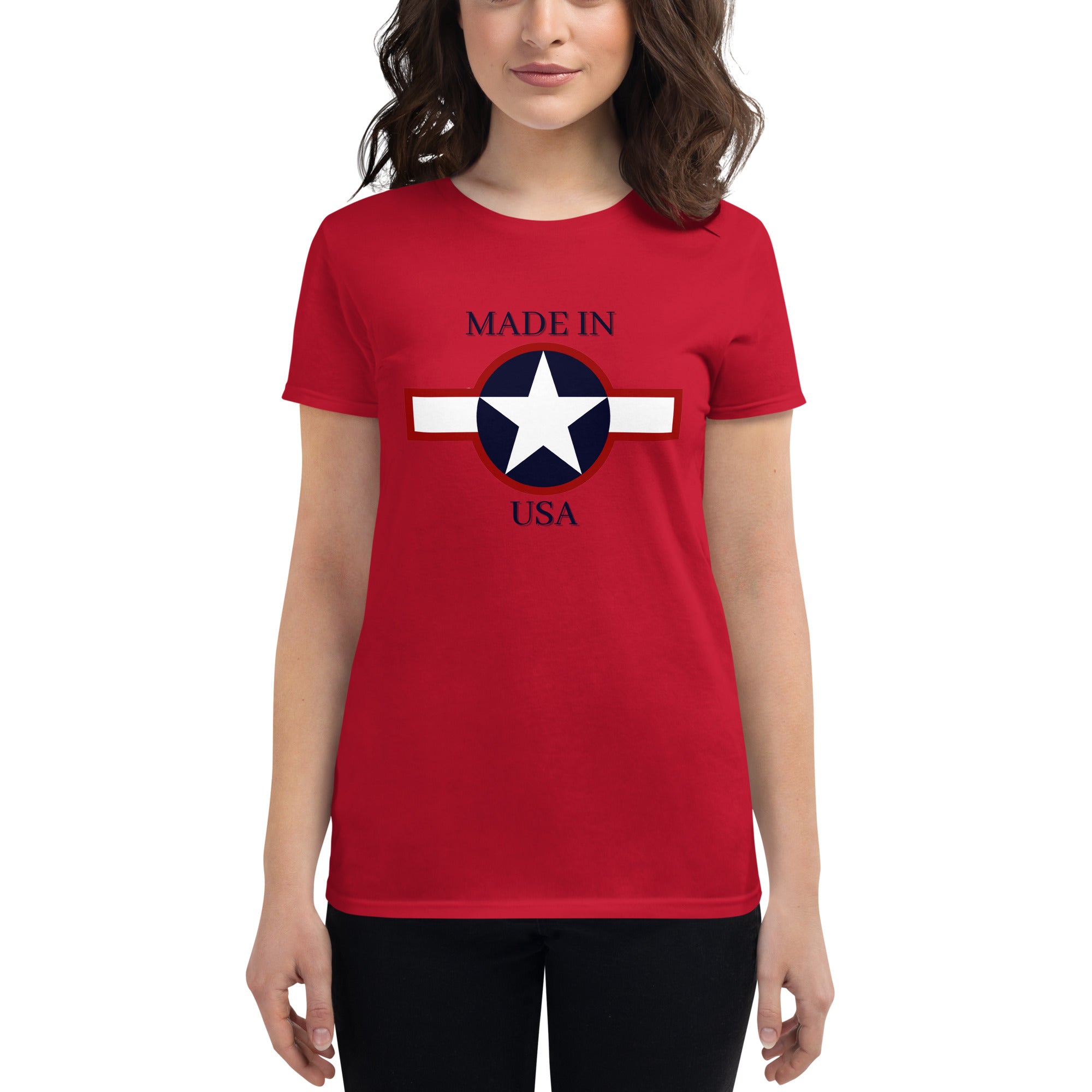 MADE IN USA Women's short sleeve t-shirt
