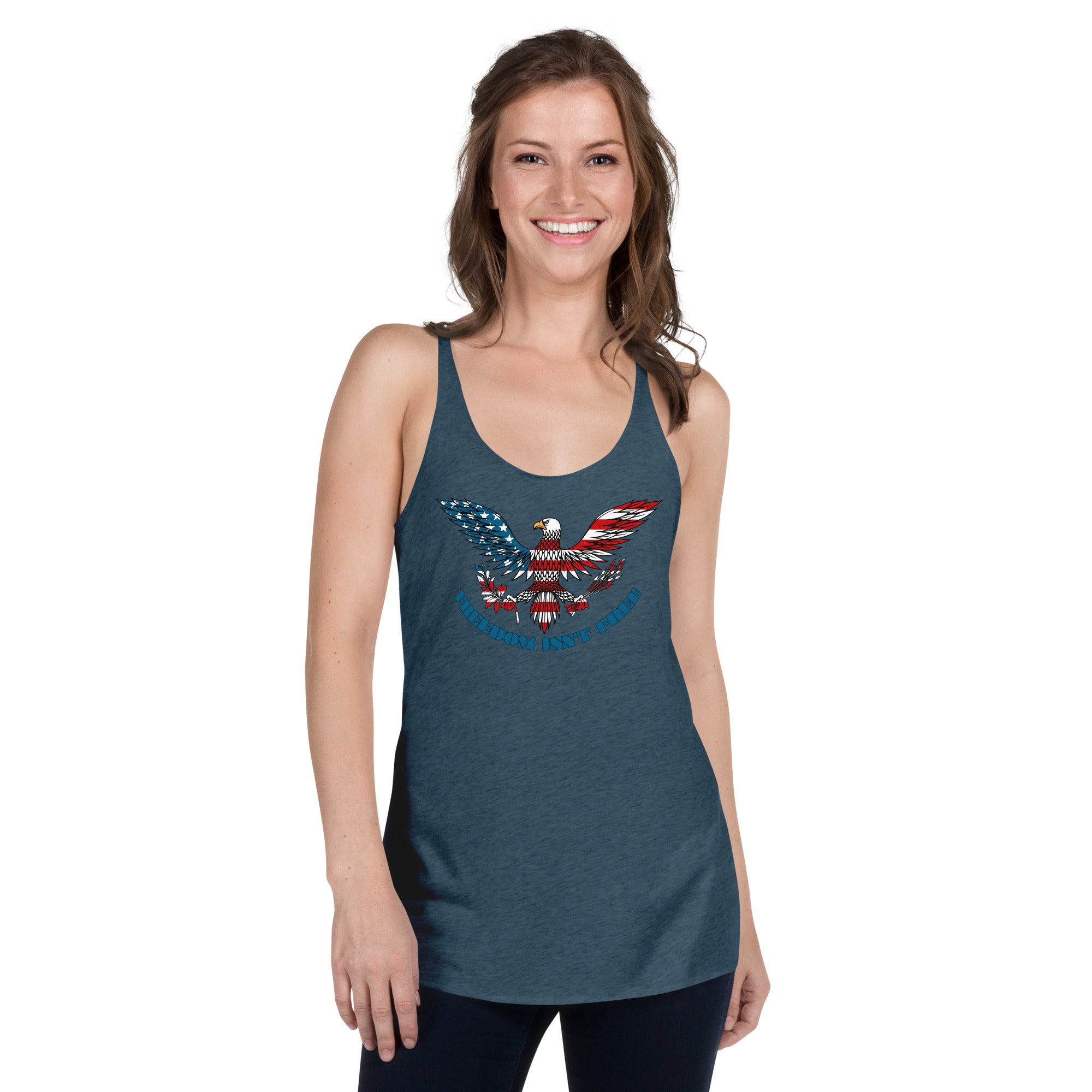 FREEDOM ISNT FREE Women's Racerback Tank