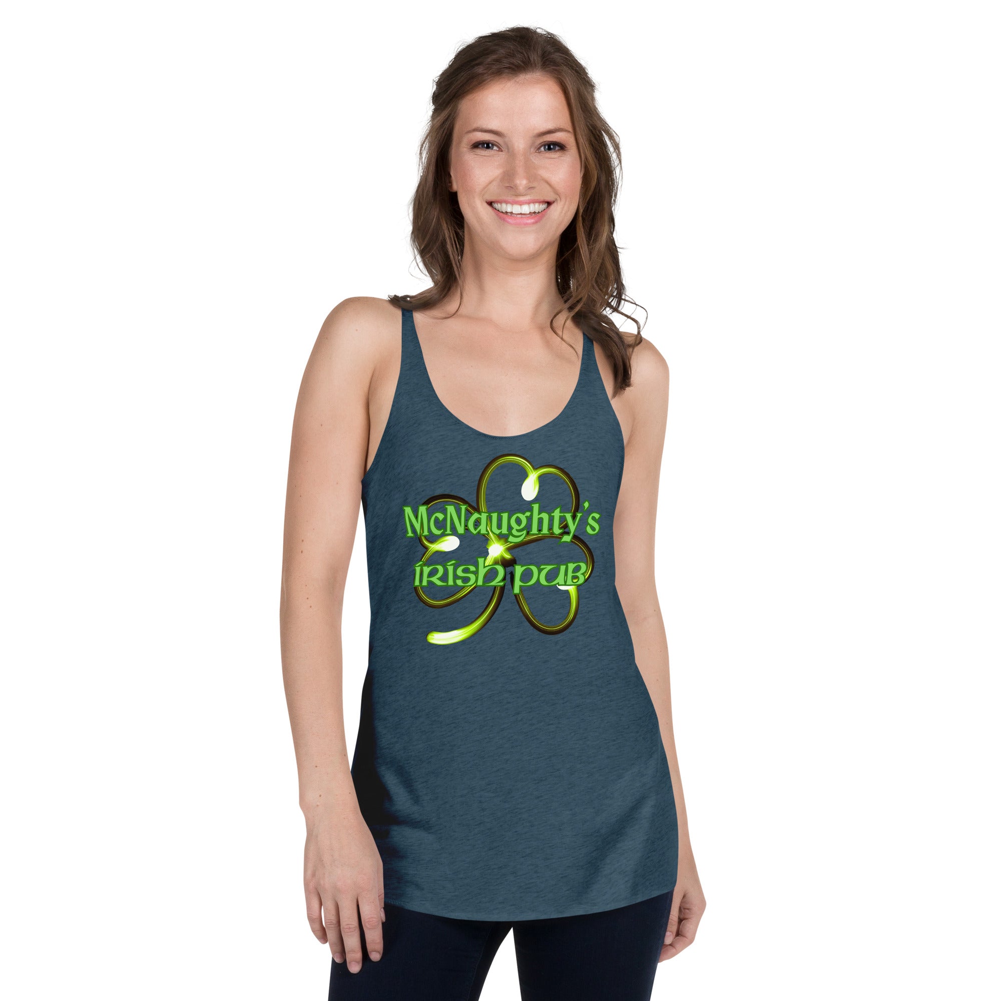 Mc NAUGHTYS IRISH PUB Women's Racerback Tank