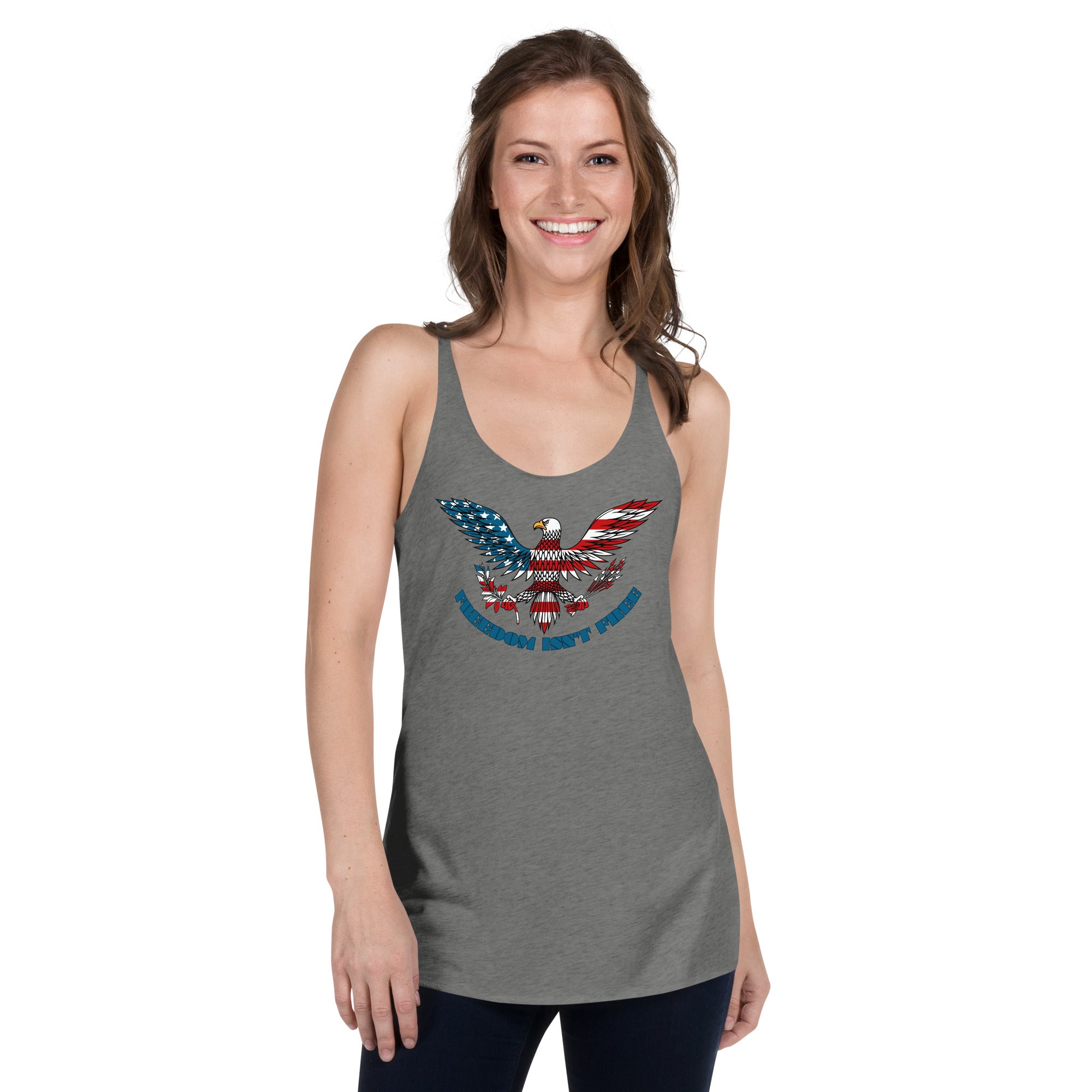 FREEDOM ISNT FREE Women's Racerback Tank