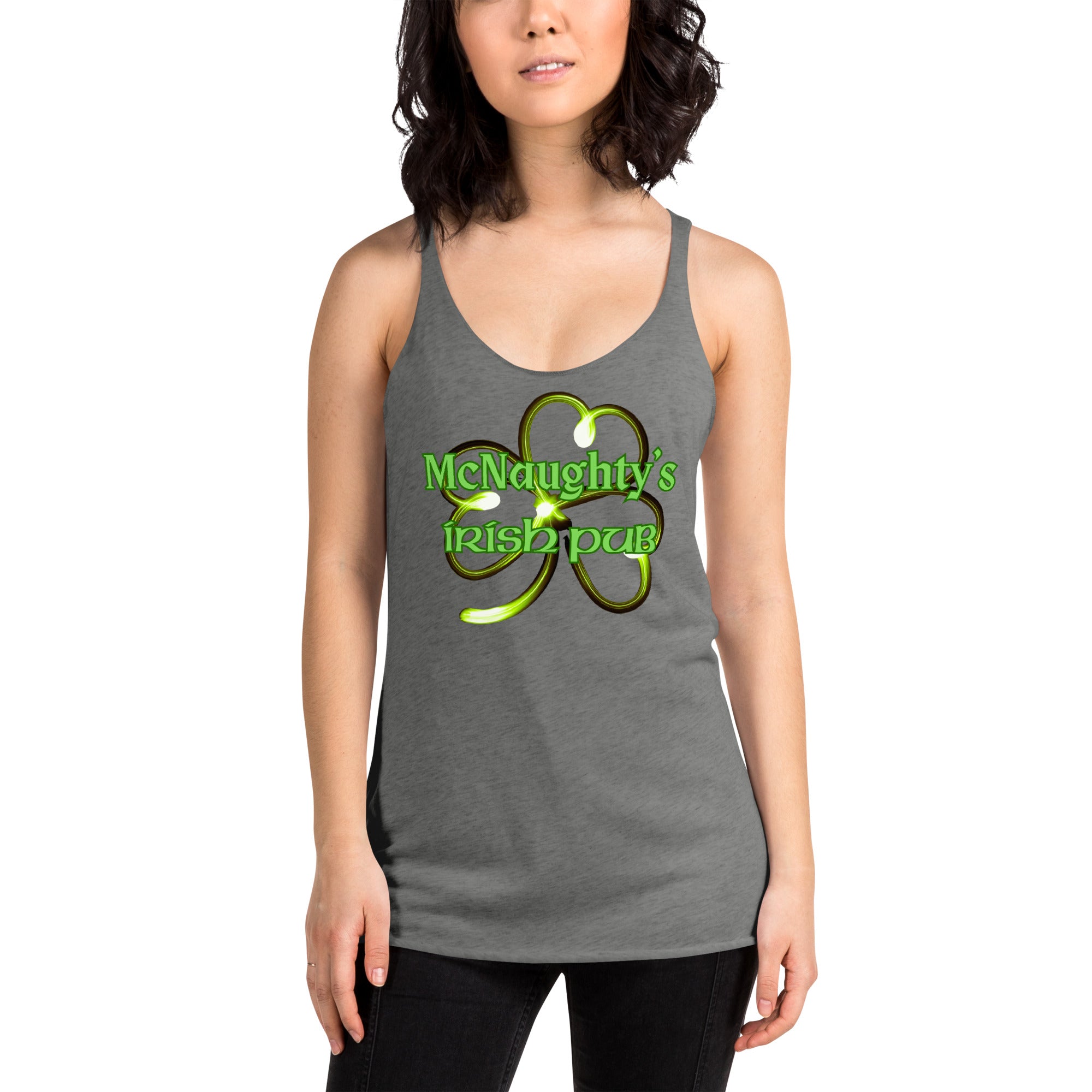 Mc NAUGHTYS IRISH PUB Women's Racerback Tank