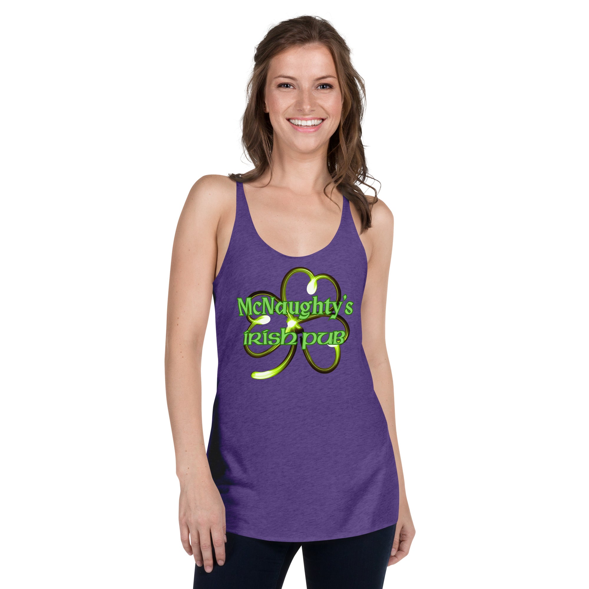 Mc NAUGHTYS IRISH PUB Women's Racerback Tank