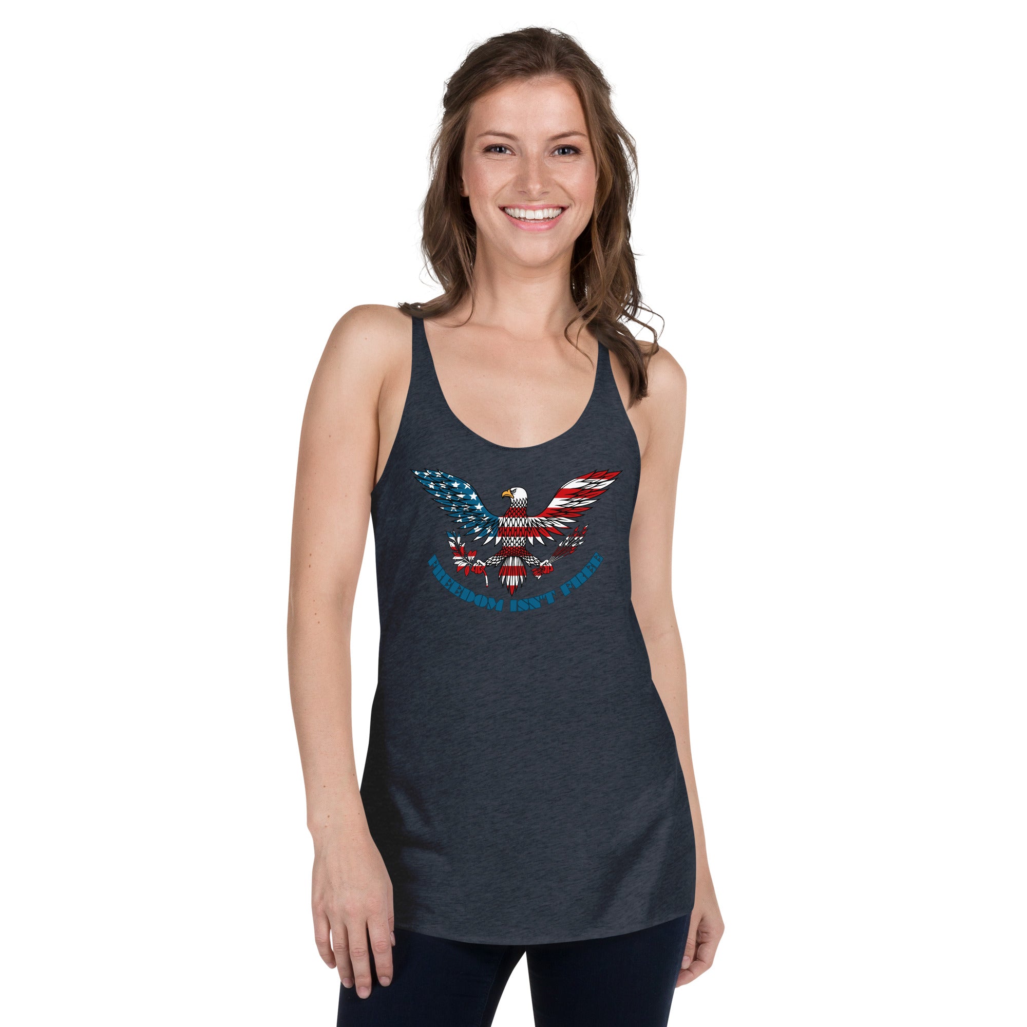 FREEDOM ISNT FREE Women's Racerback Tank