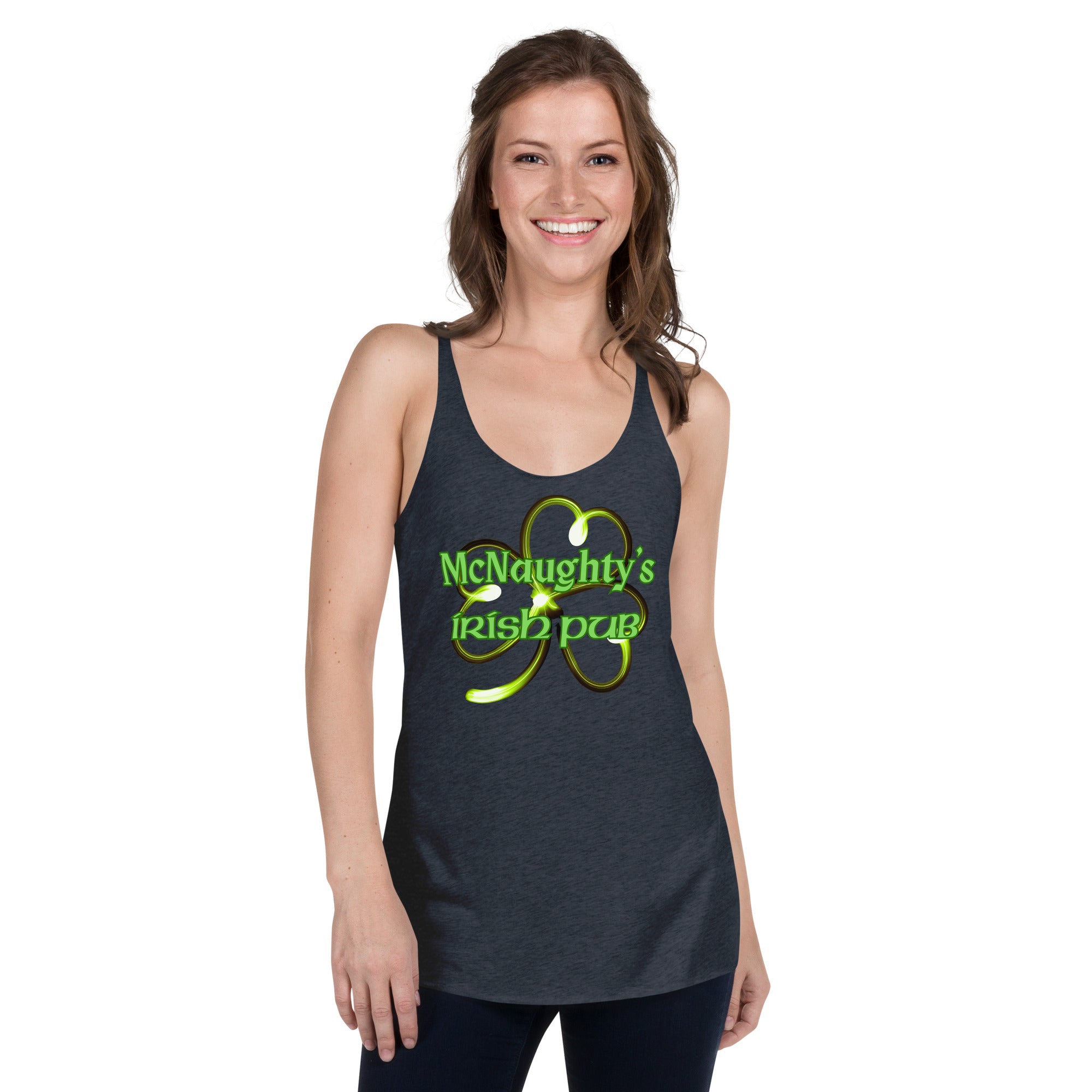 Mc NAUGHTYS IRISH PUB Women's Racerback Tank