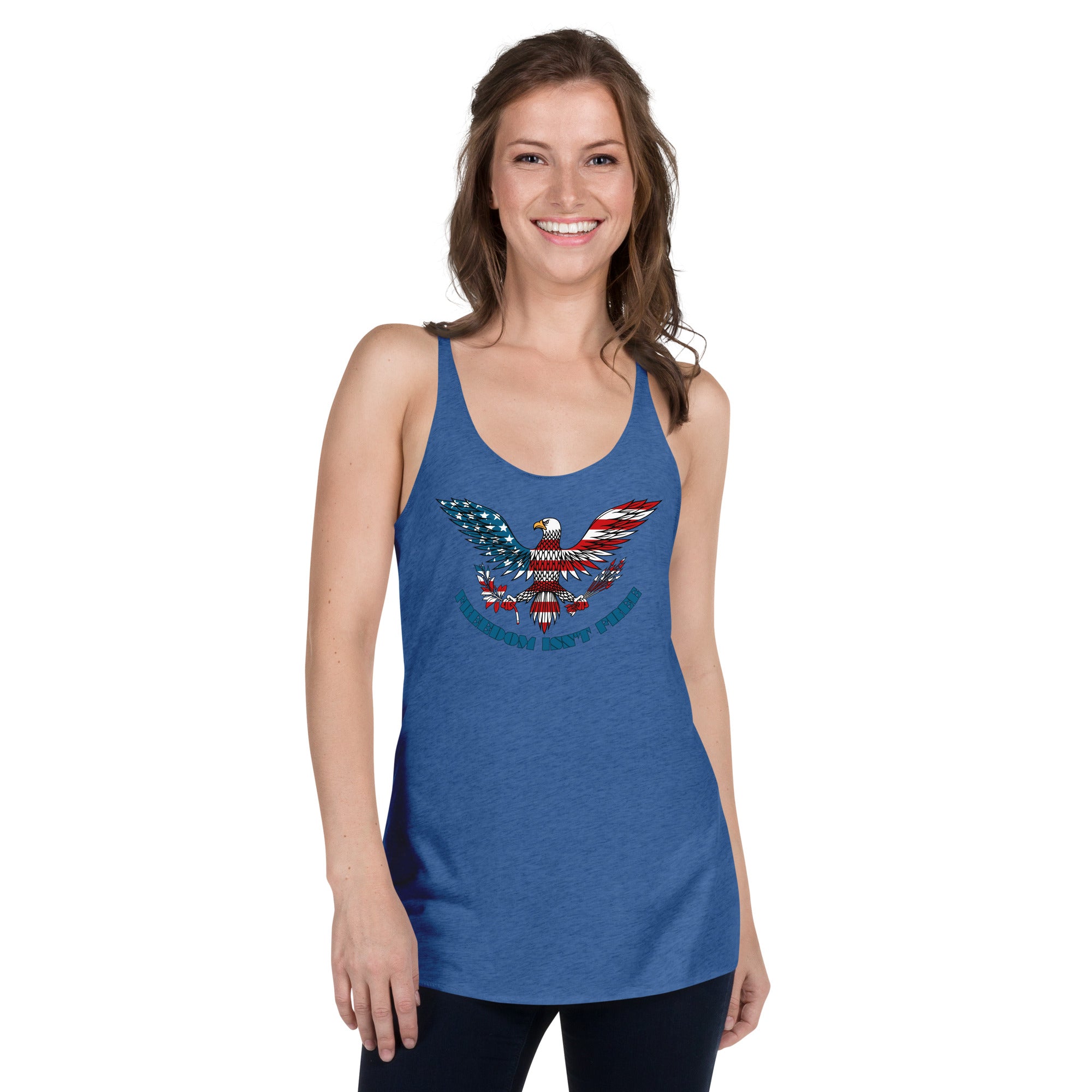 FREEDOM ISNT FREE Women's Racerback Tank