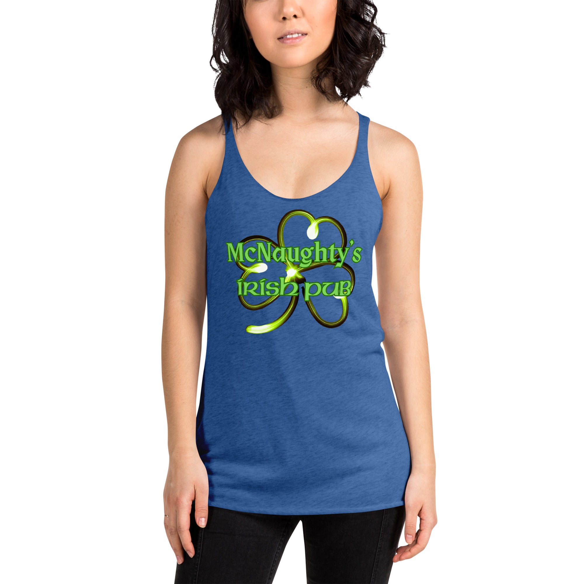 Mc NAUGHTYS IRISH PUB Women's Racerback Tank