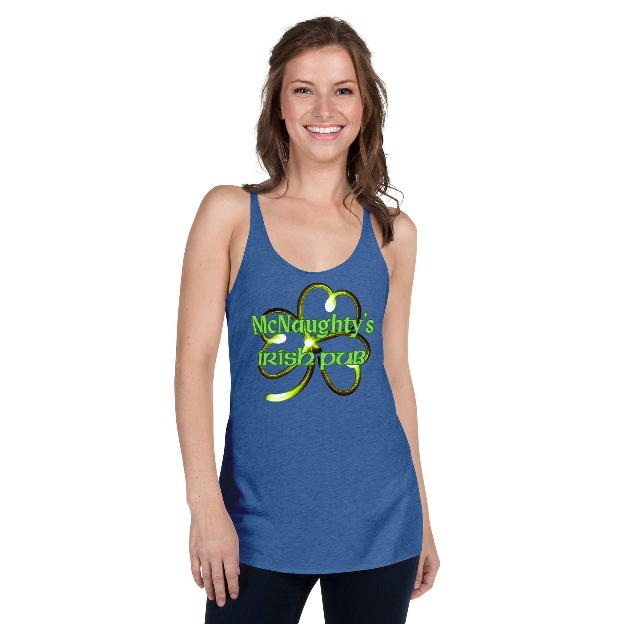 Mc NAUGHTYS IRISH PUB Women's Racerback Tank