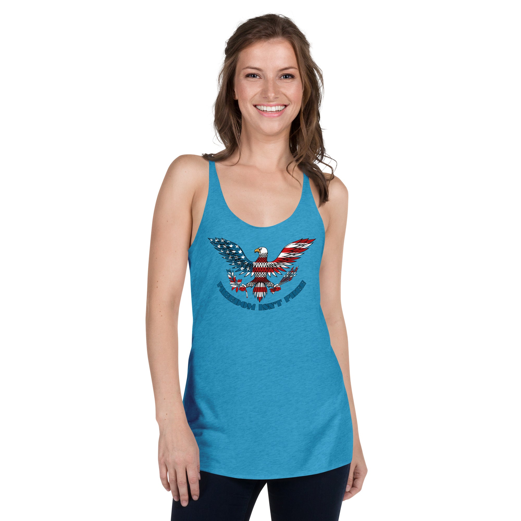 FREEDOM ISNT FREE Women's Racerback Tank