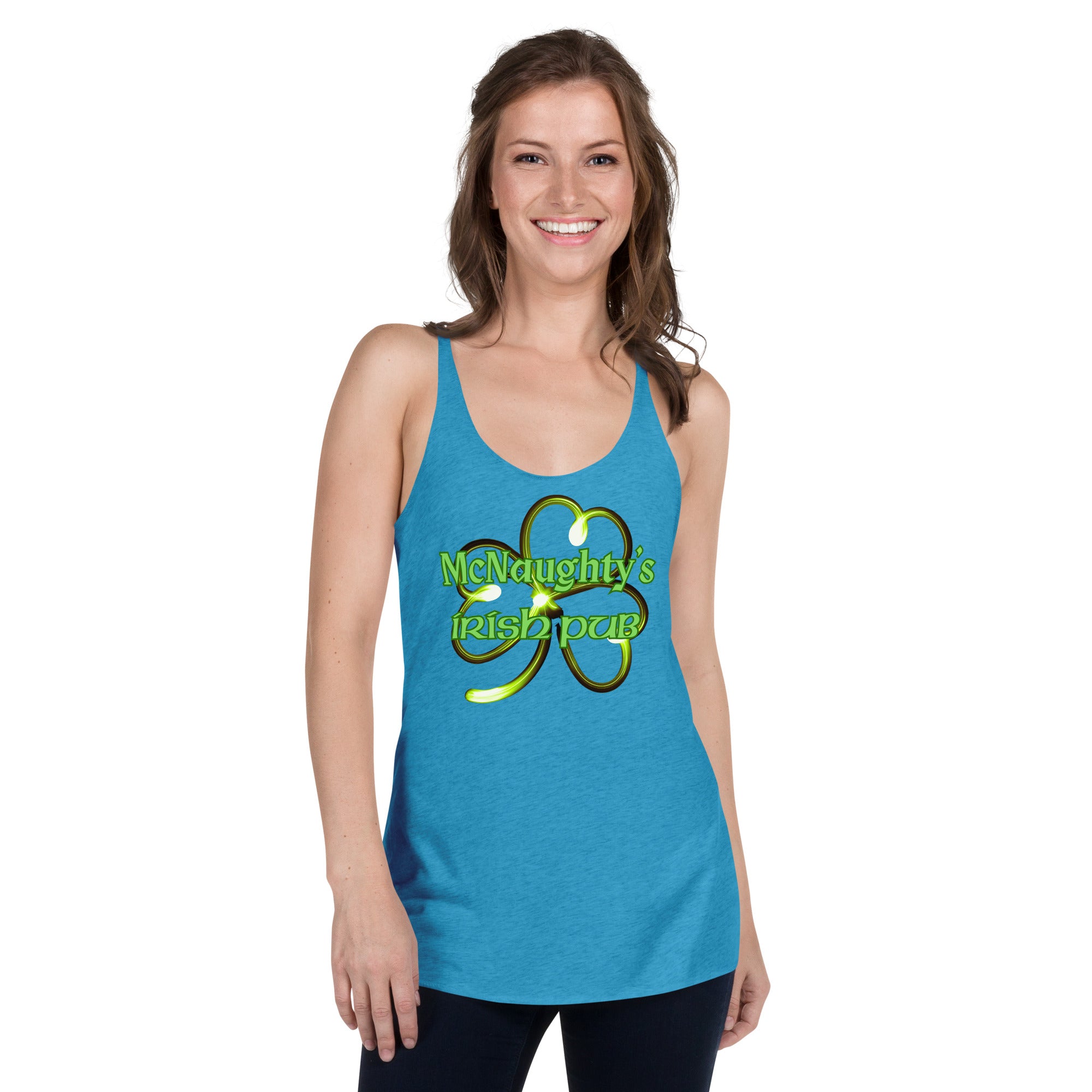 Mc NAUGHTYS IRISH PUB Women's Racerback Tank