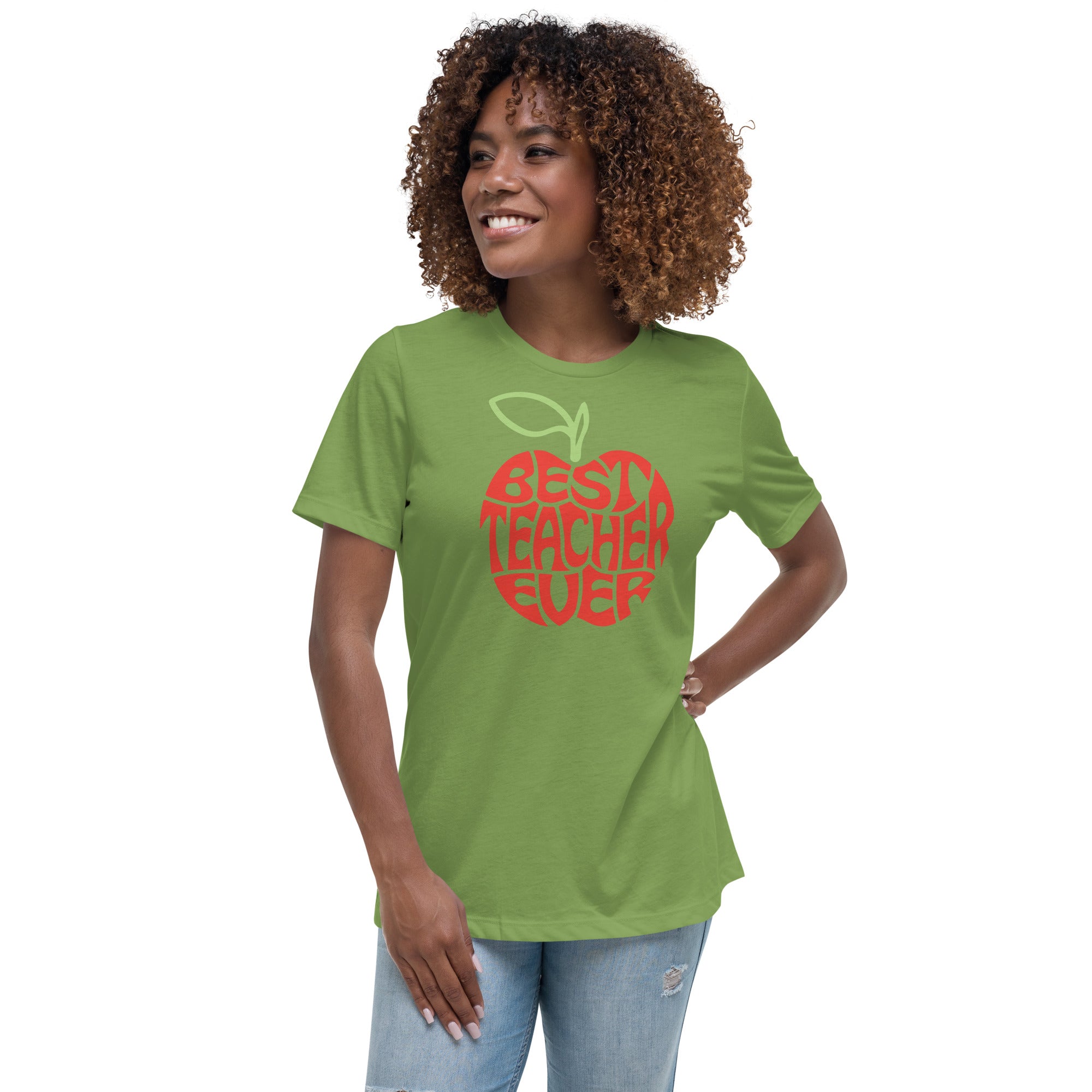 BEST TEACHER EVER Women's Relaxed T-Shirt